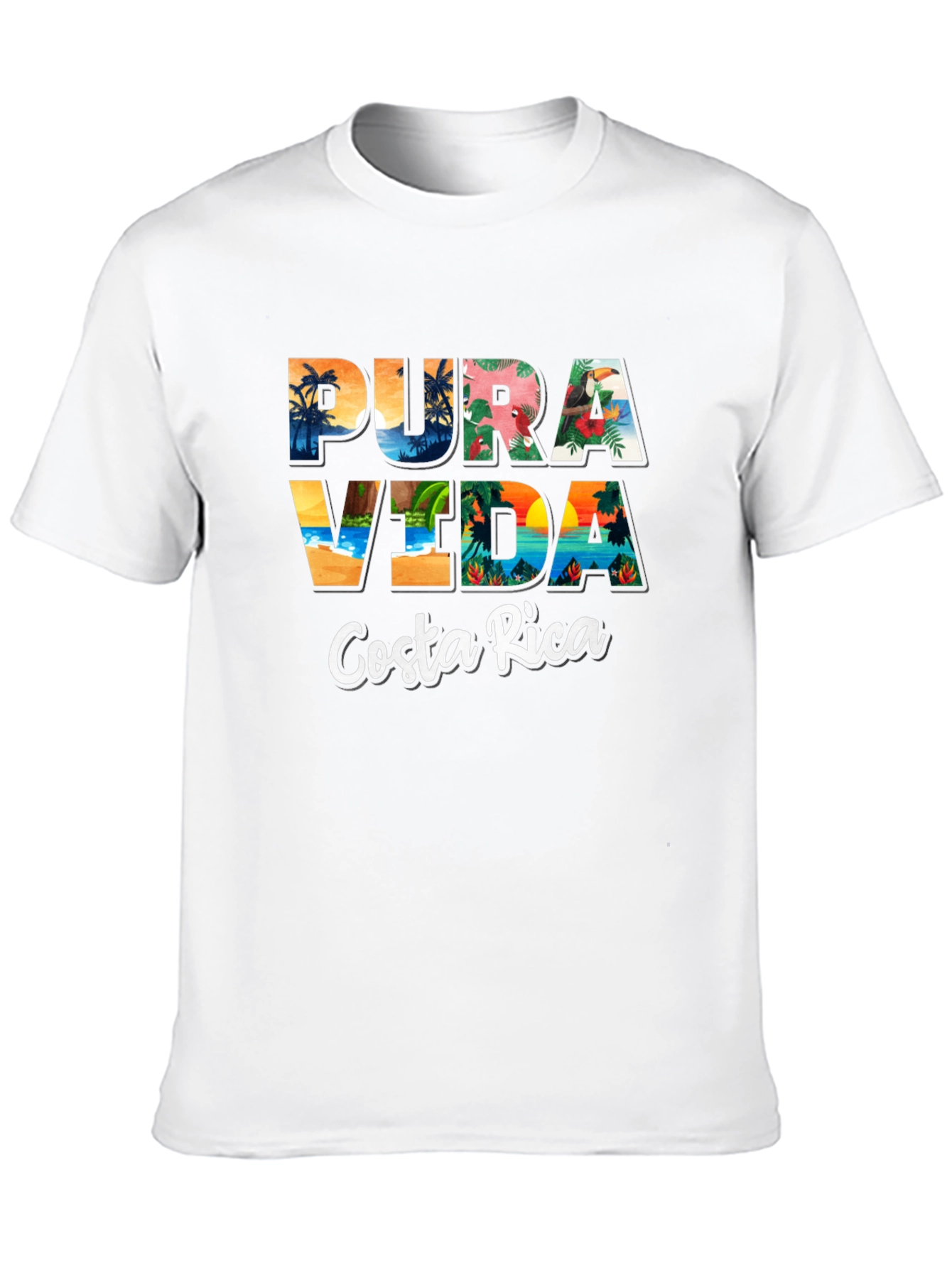 Pura Vida Costa Rica Graphic T-Shirt