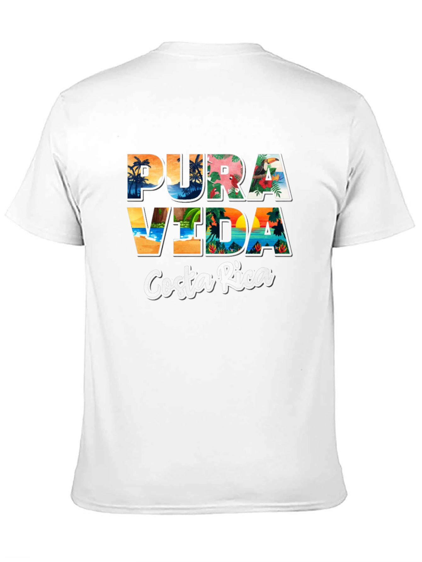 Pura Vida Costa Rica Graphic T-Shirt