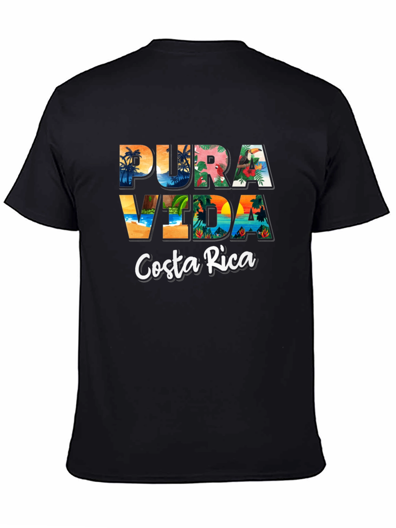 Pura Vida Costa Rica Graphic T-Shirt