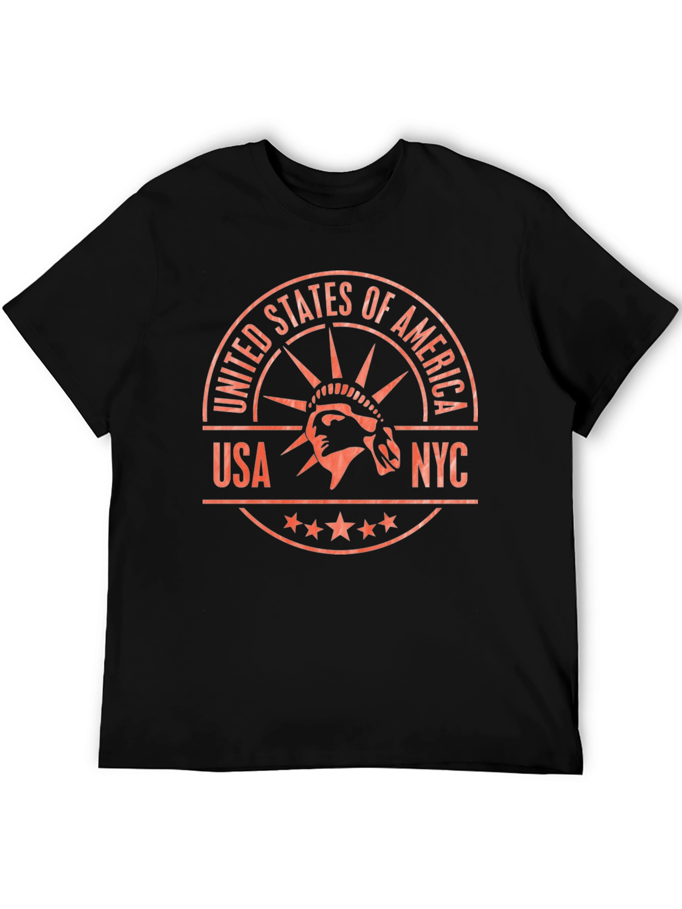 USA NYC Statue of Liberty Graphic T-Shirt
