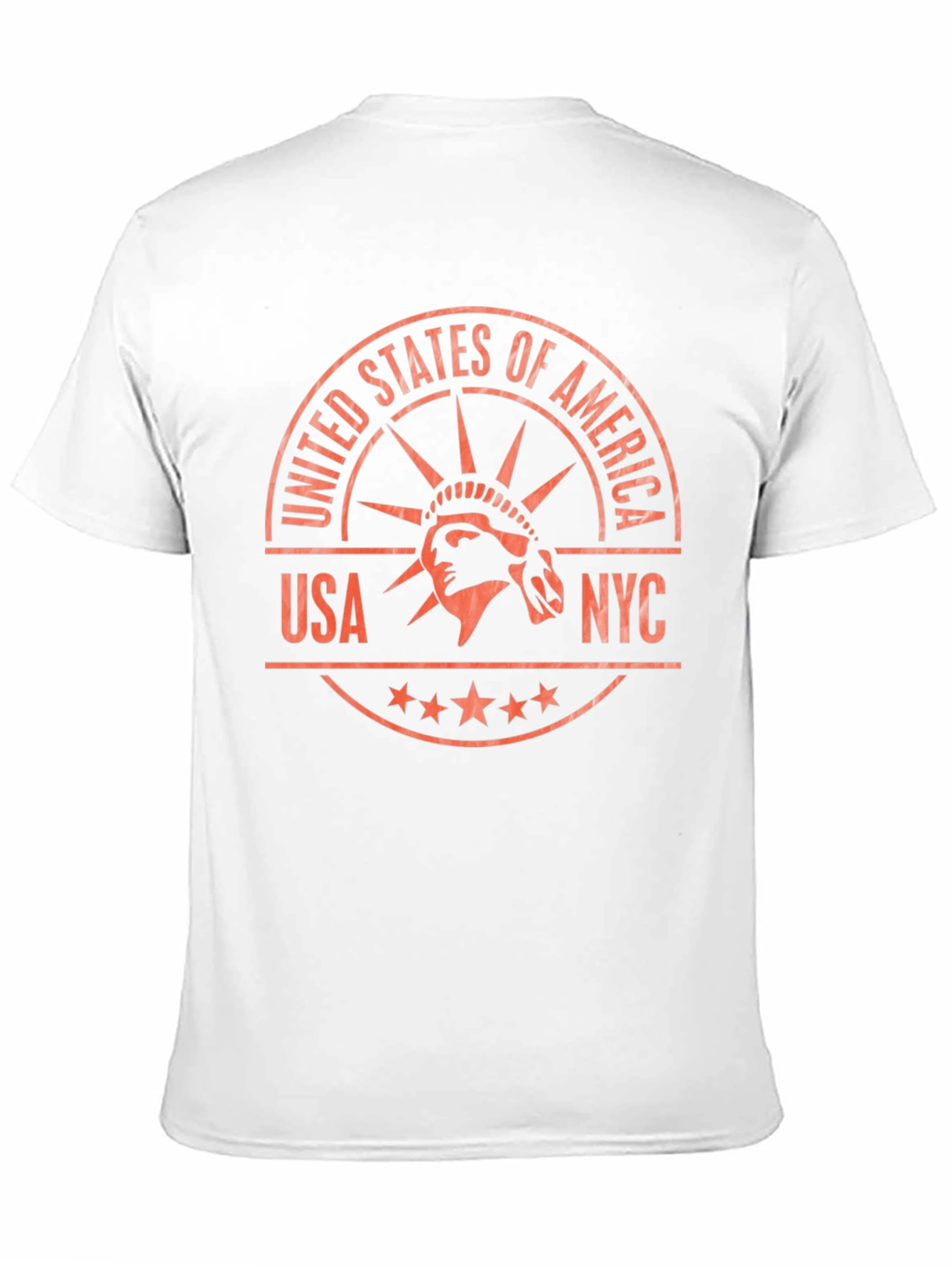 USA NYC Statue of Liberty Graphic T-Shirt