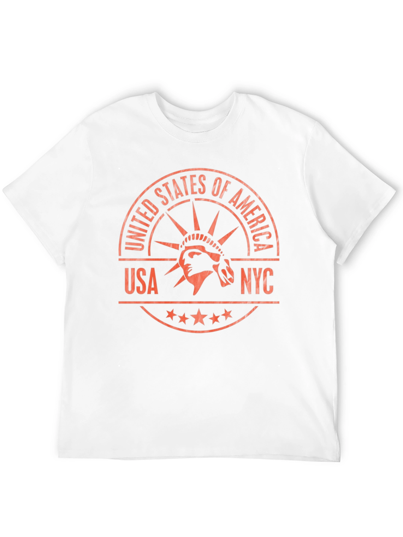 USA NYC Statue of Liberty Graphic T-Shirt