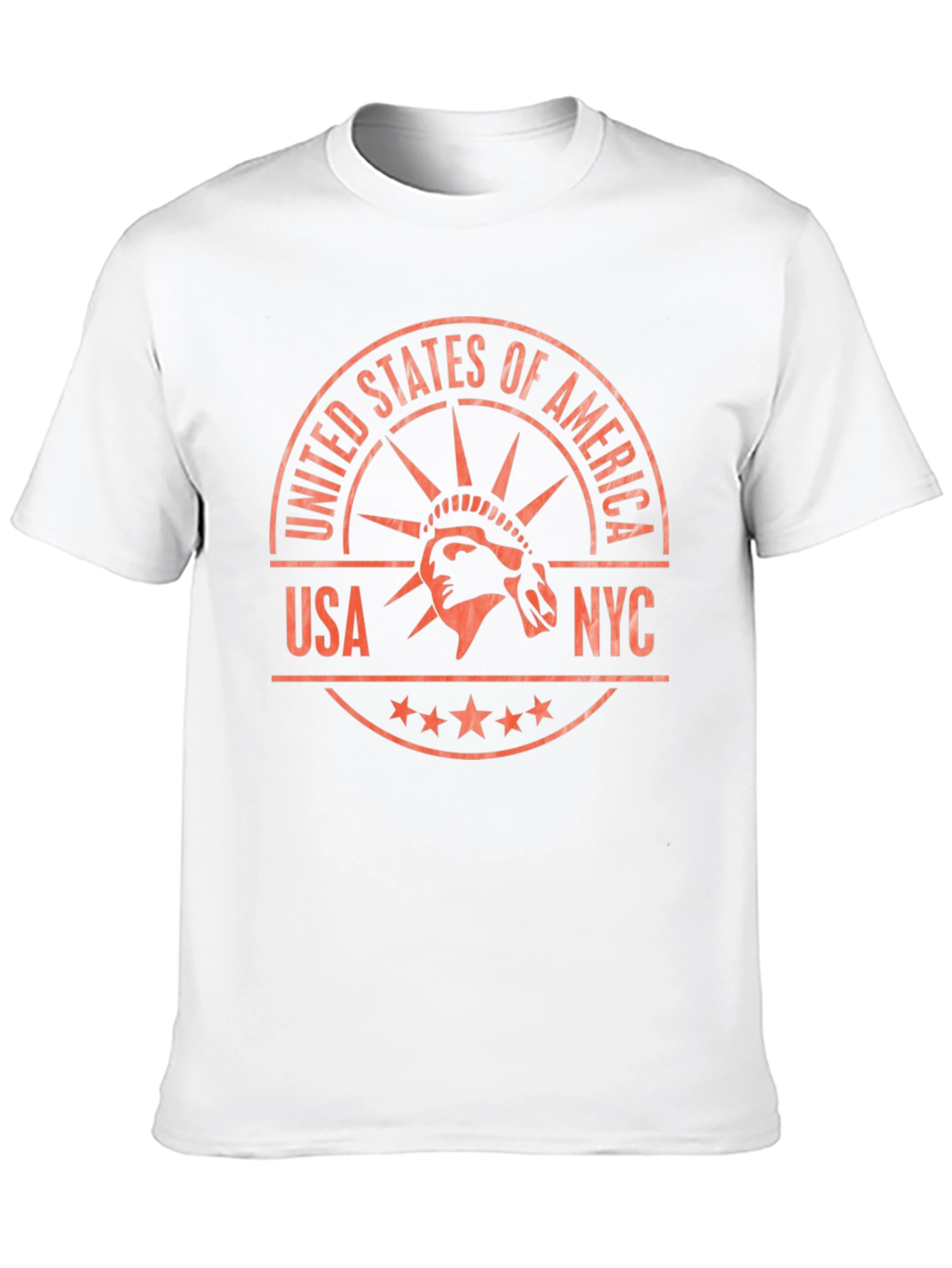USA NYC Statue of Liberty Graphic T-Shirt