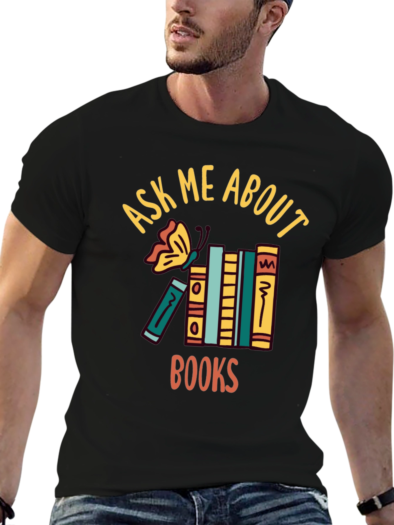 Ask Me About Books T-Shirt