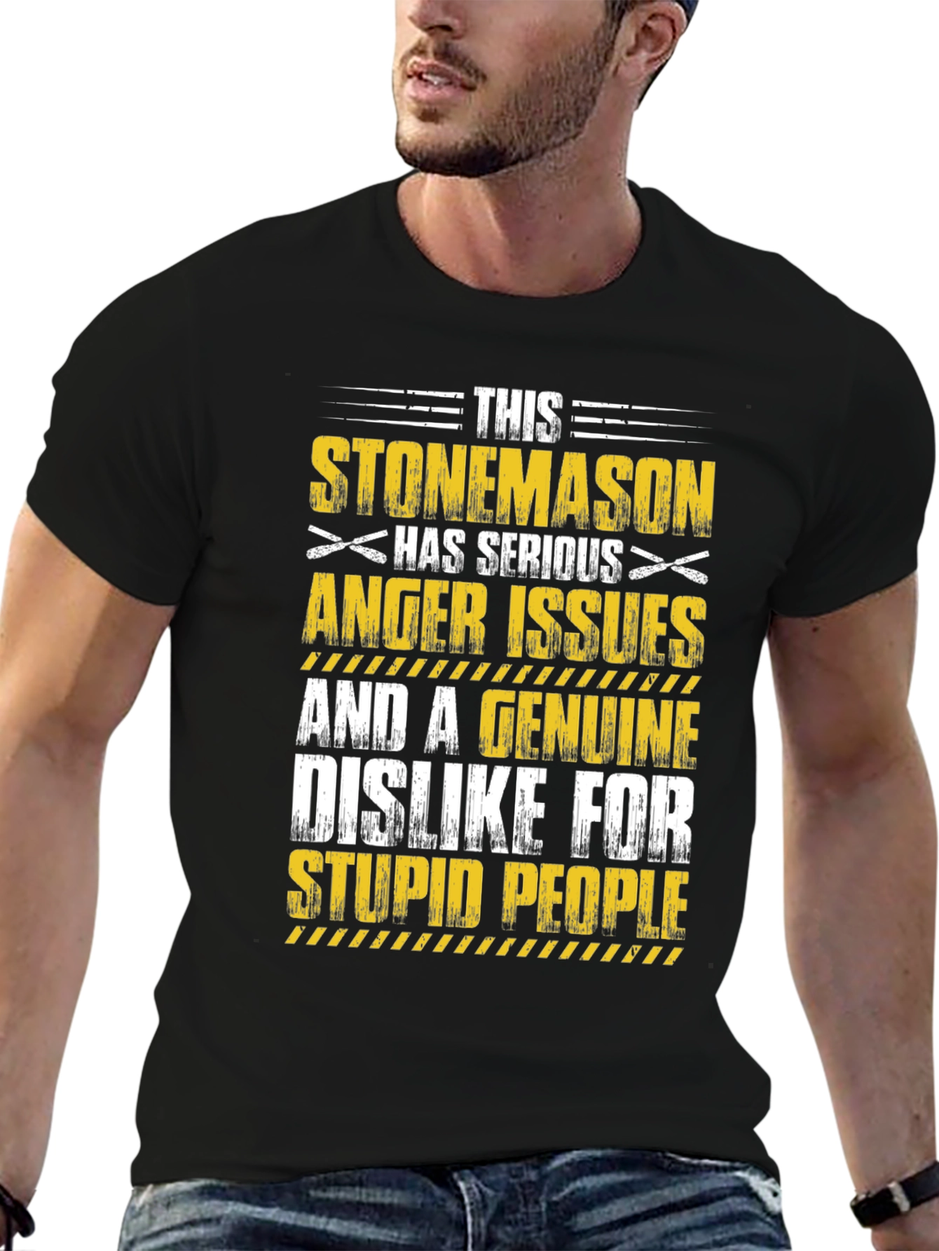 Stonemason Anger Issues Graphic T-Shirt