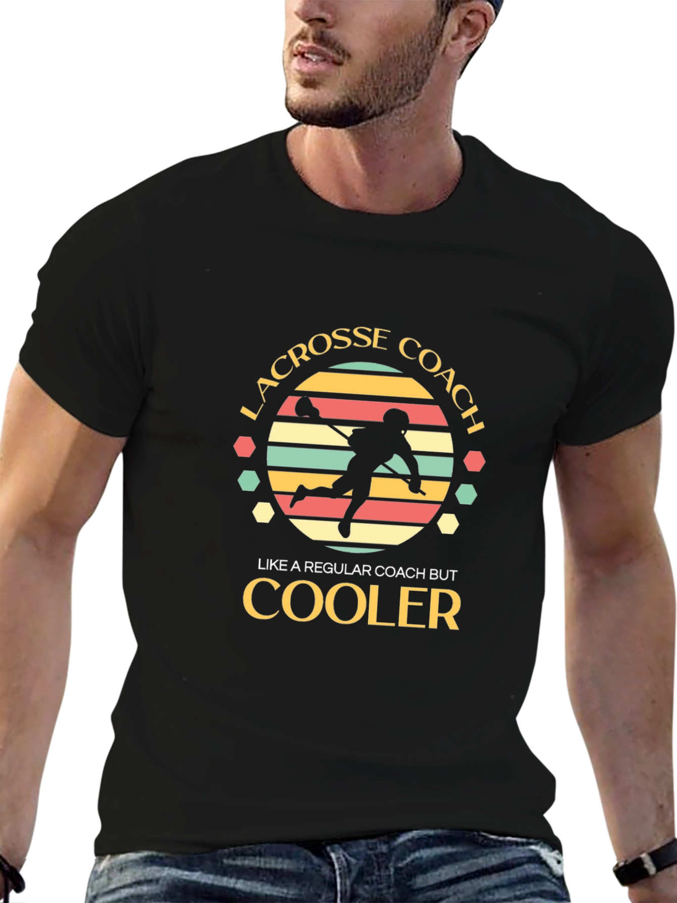 Lacrosse Coach T-Shirt - Cooler Than Regular!