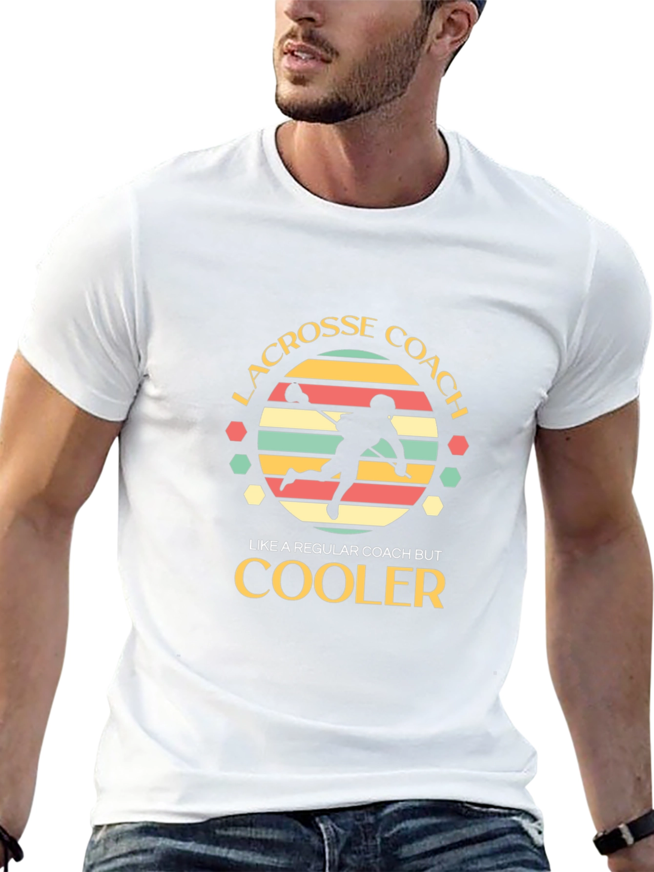 Lacrosse Coach T-Shirt - Cooler Than Regular!