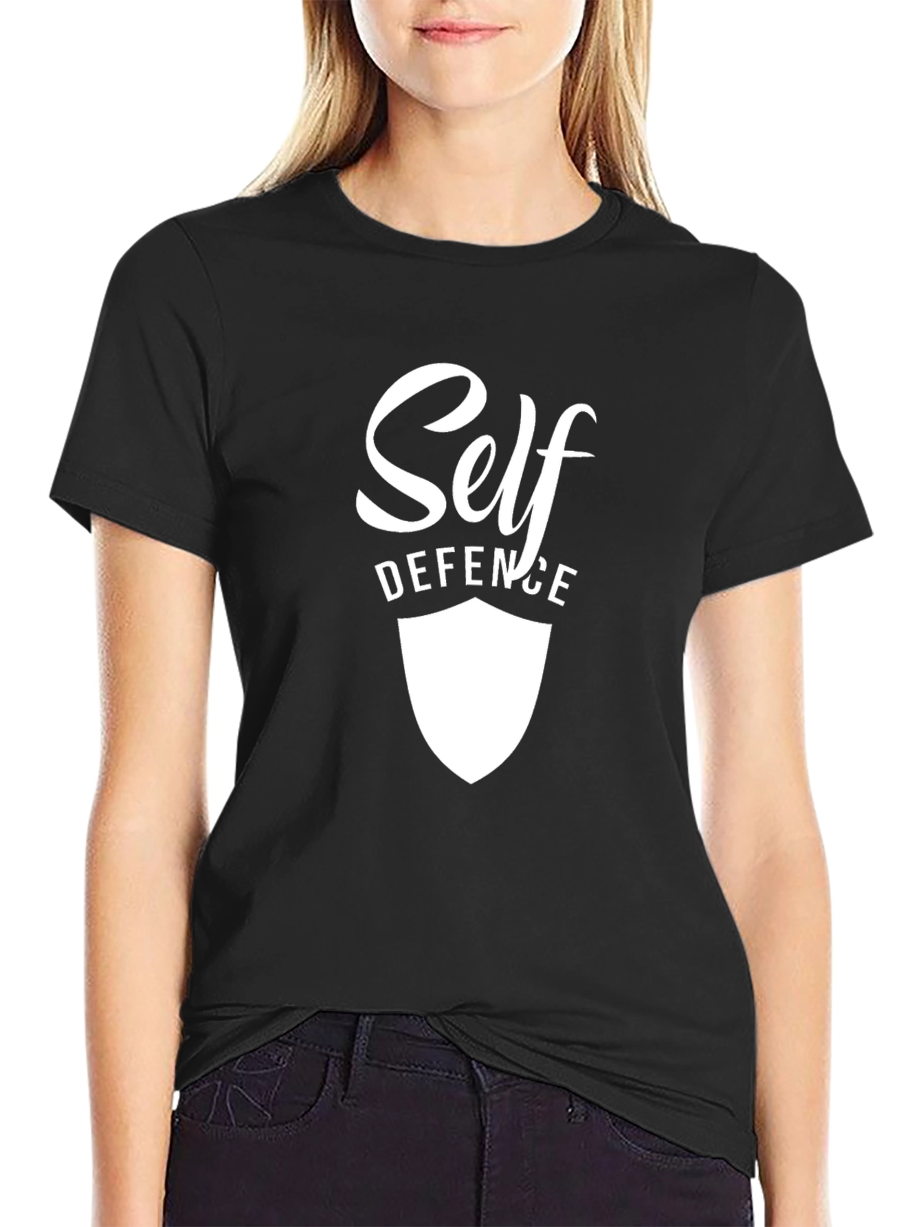 Self Defence Black Tee