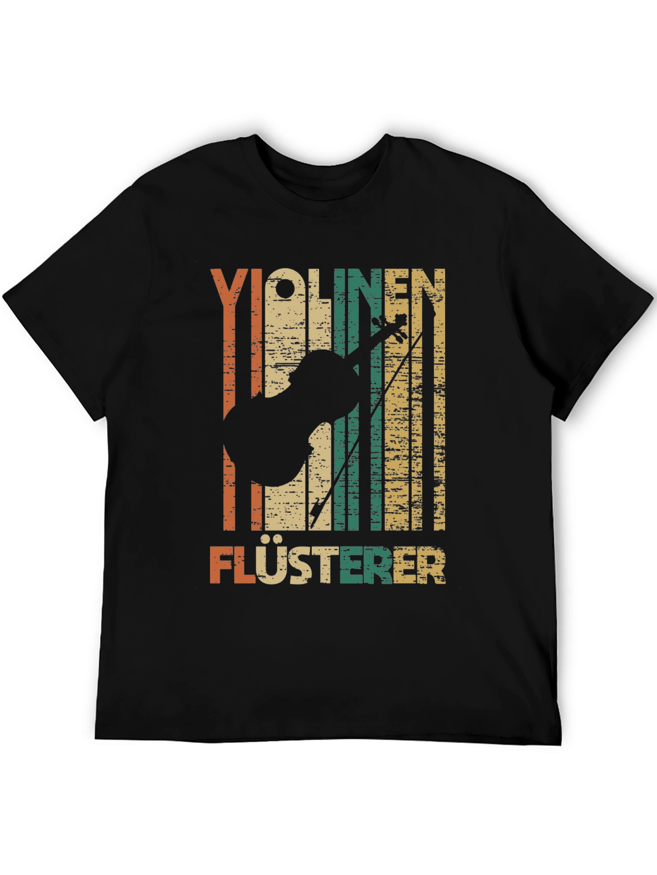 Violinen Flusterer Retro T-Shirt