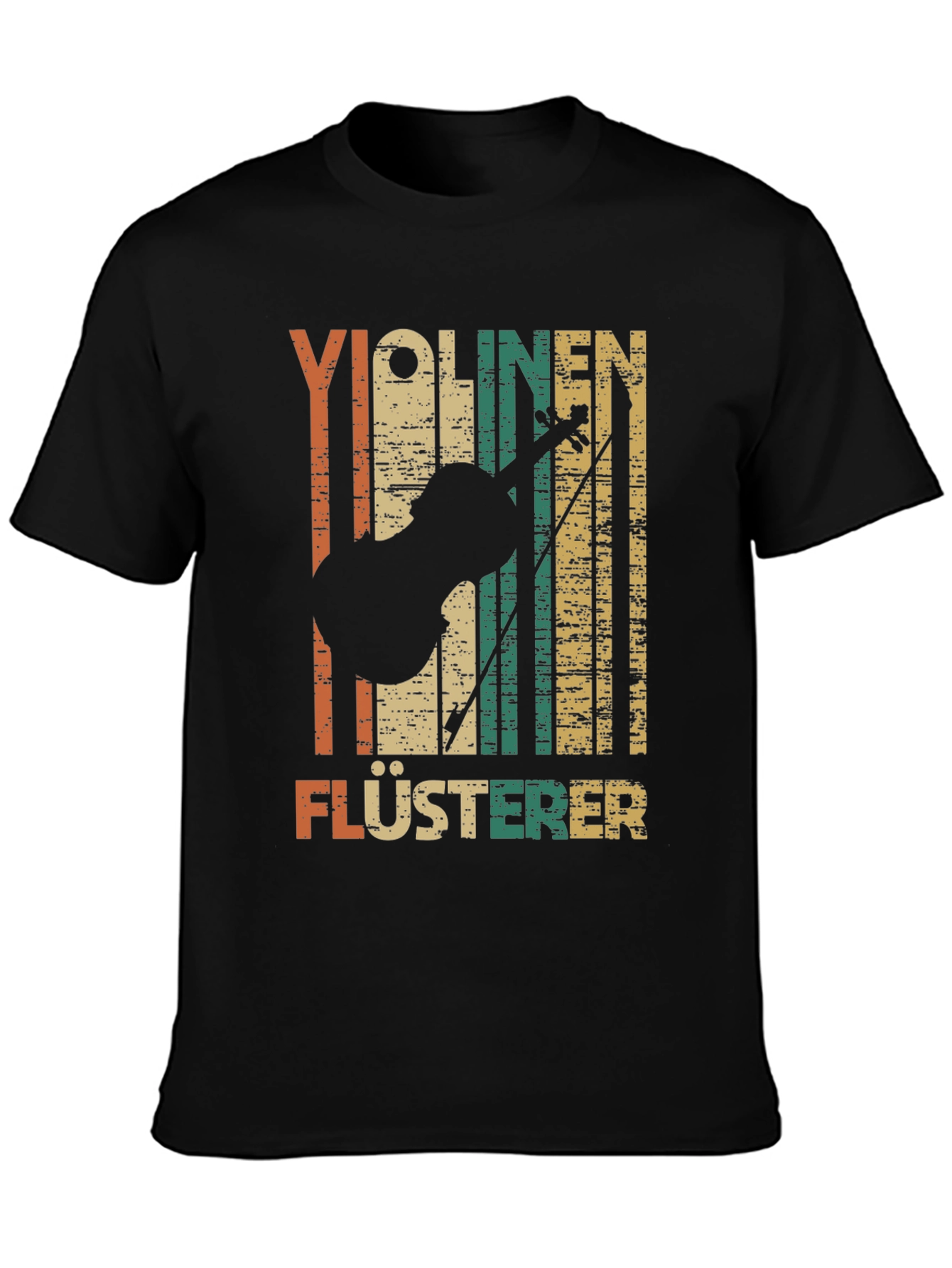 Violinen Flusterer Retro T-Shirt
