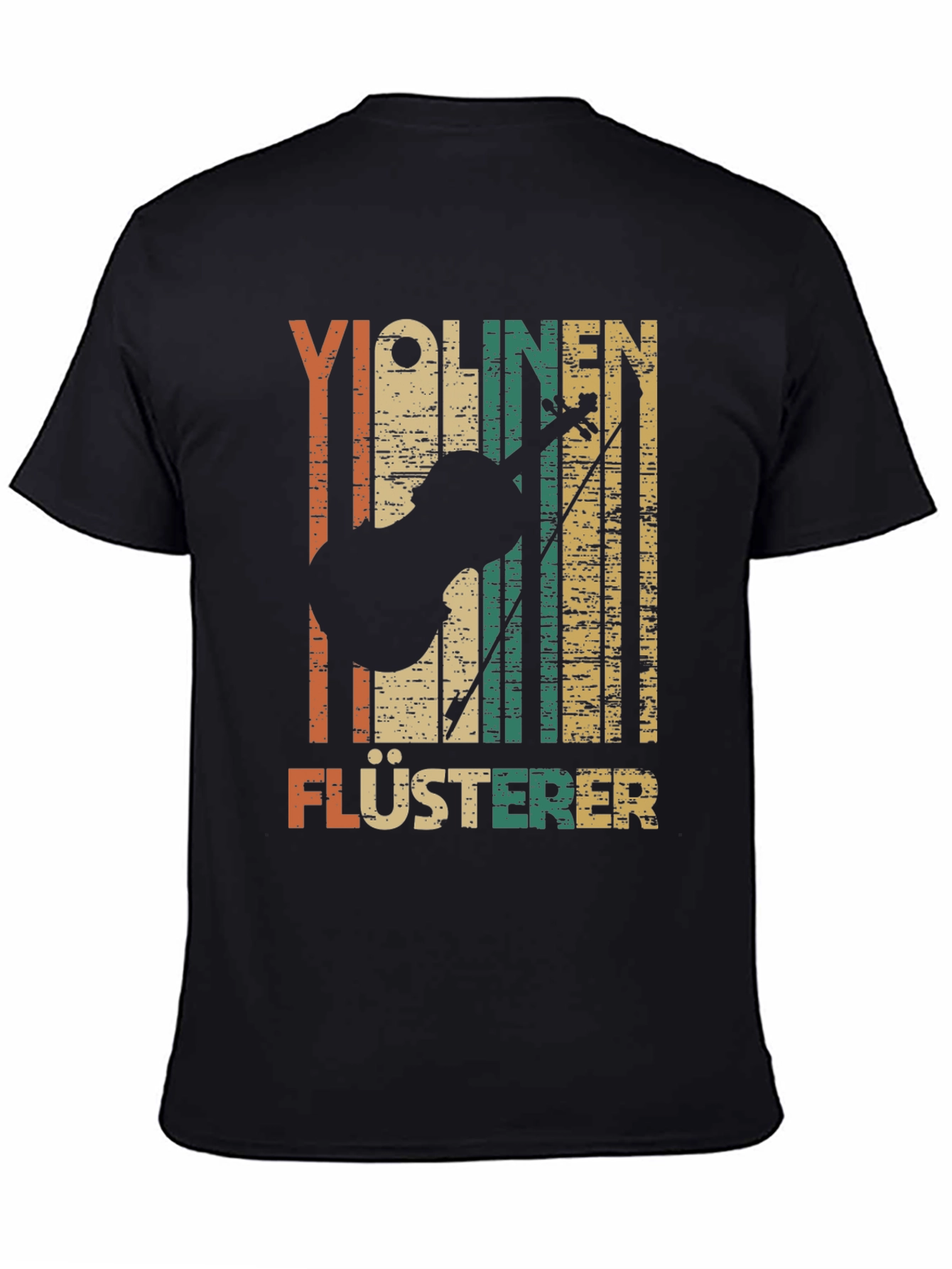 Violinen Flusterer Retro T-Shirt