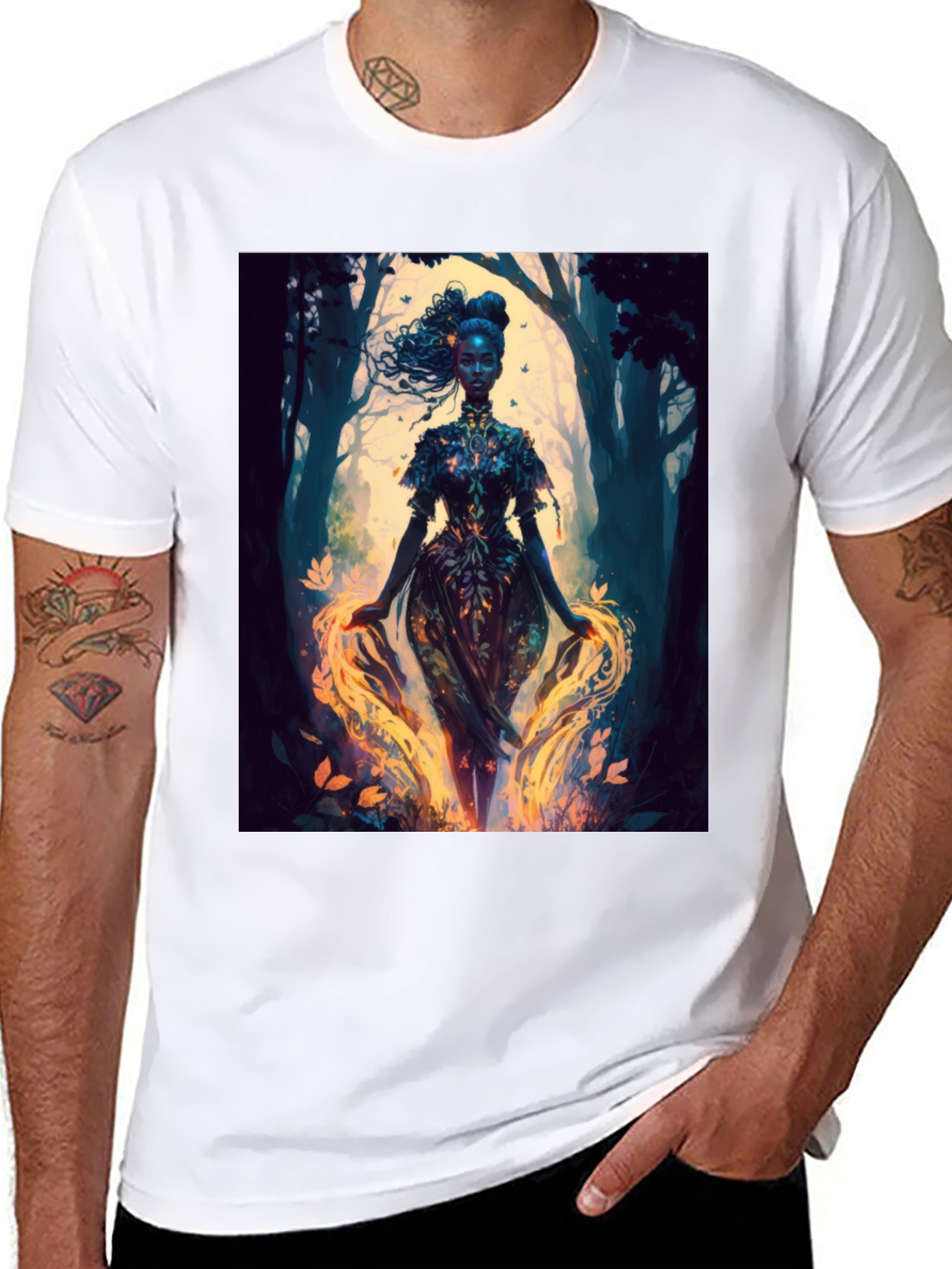 Mystic Forest Queen Graphic Tee