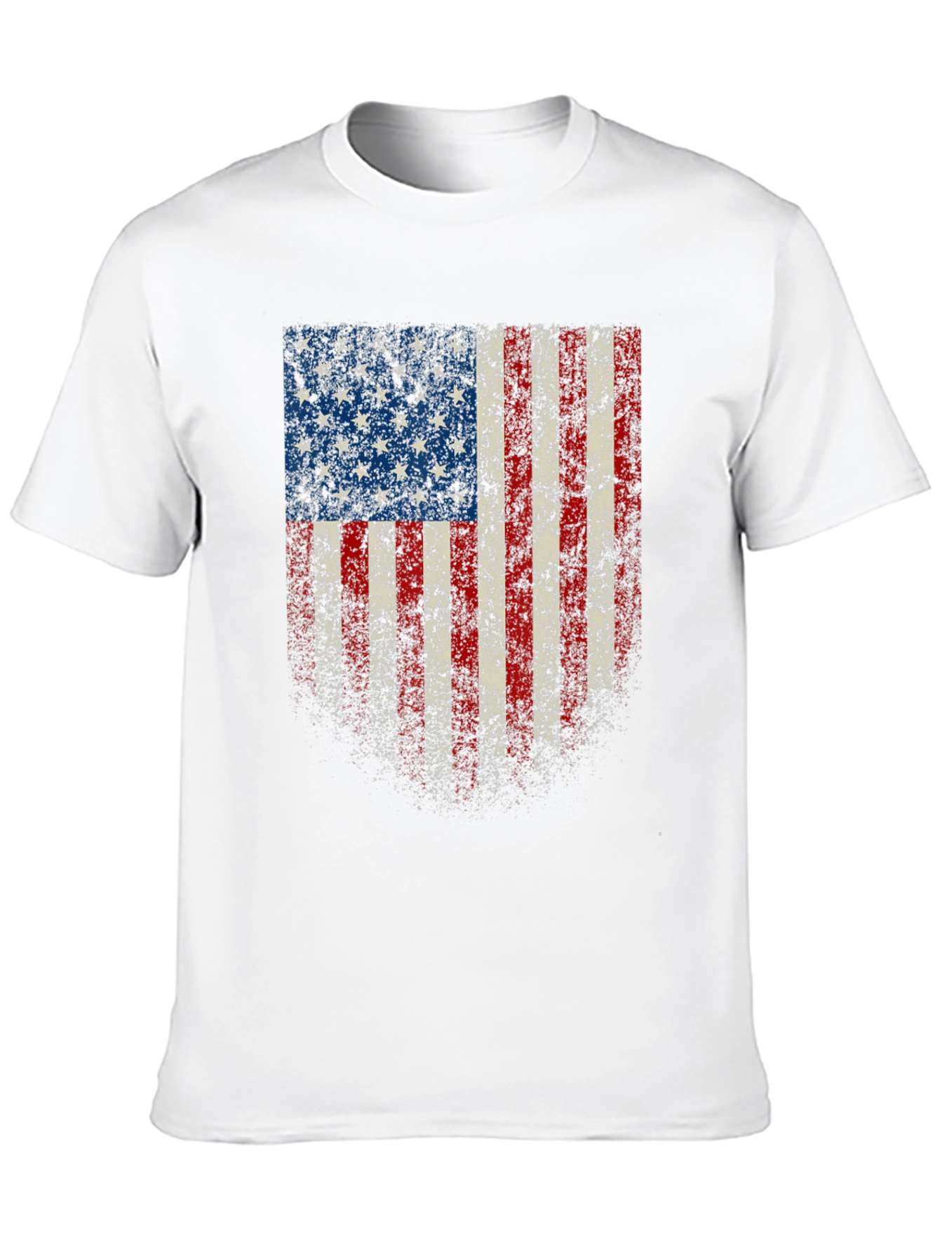 USA Flag Distressed T-Shirt