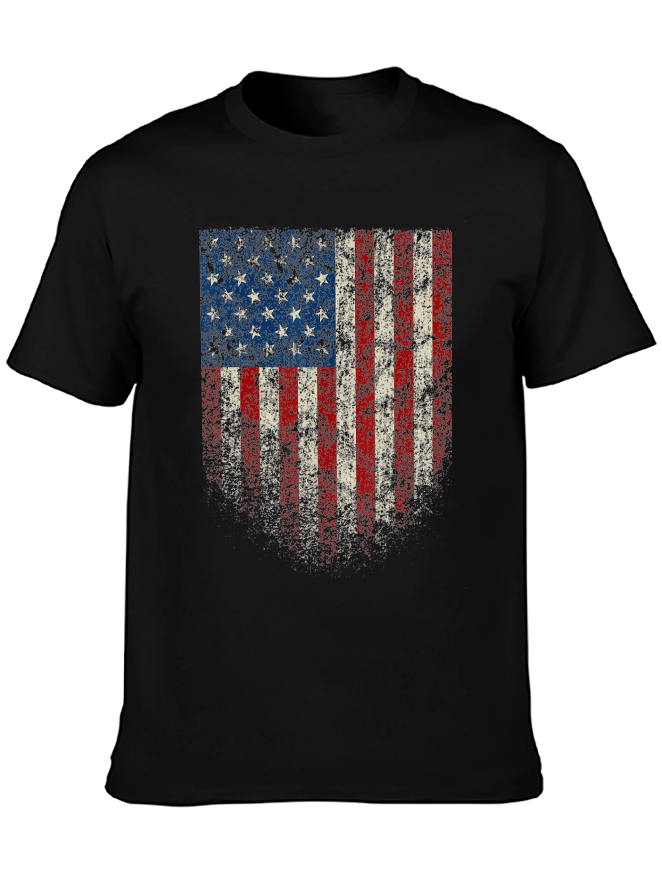 USA Flag Distressed T-Shirt