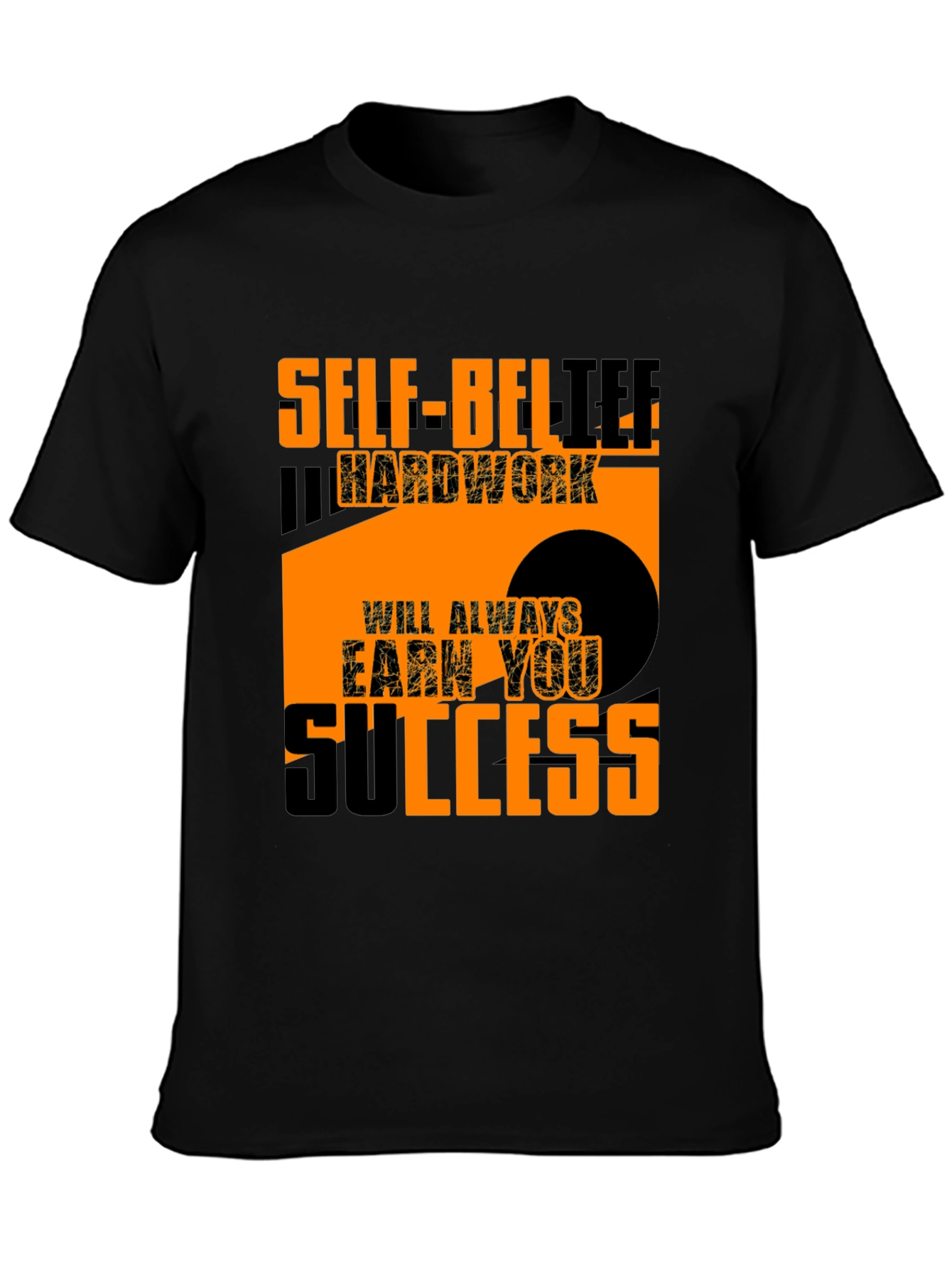 Motivational T-Shirt: Self-Belief & Hard Work