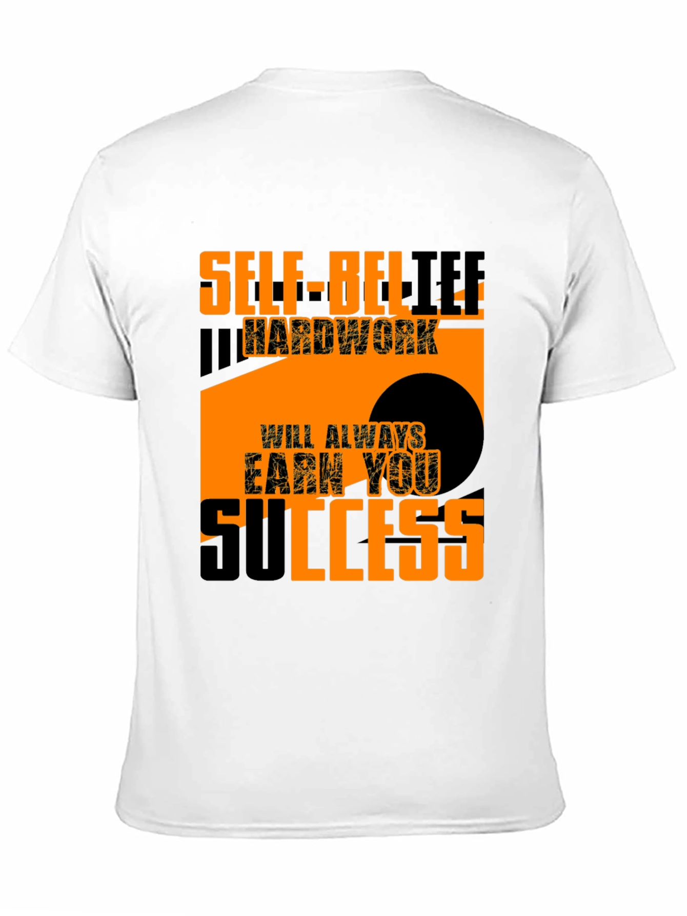 Motivational T-Shirt: Self-Belief & Hard Work