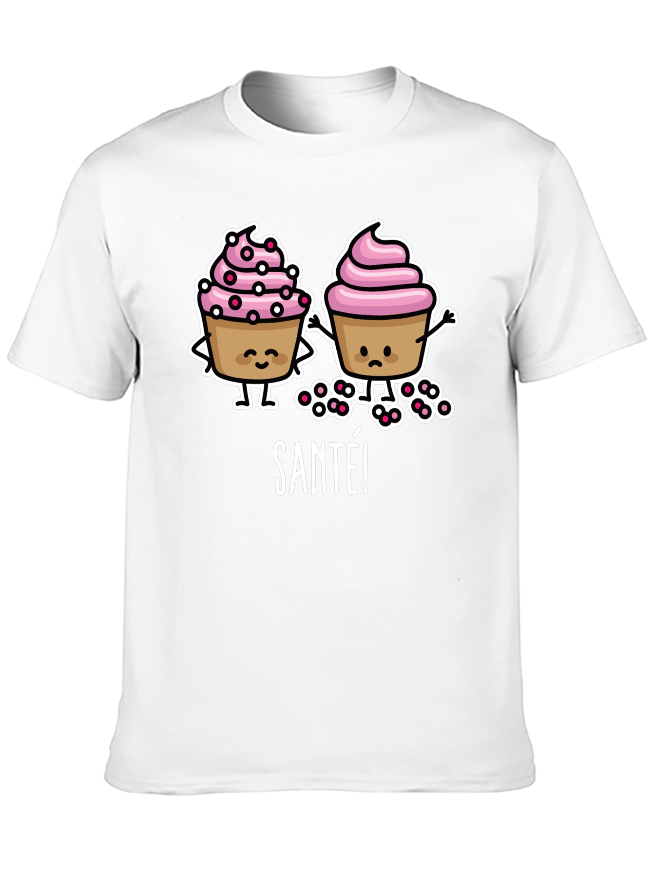 Cupcake Santé Graphic T-Shirt