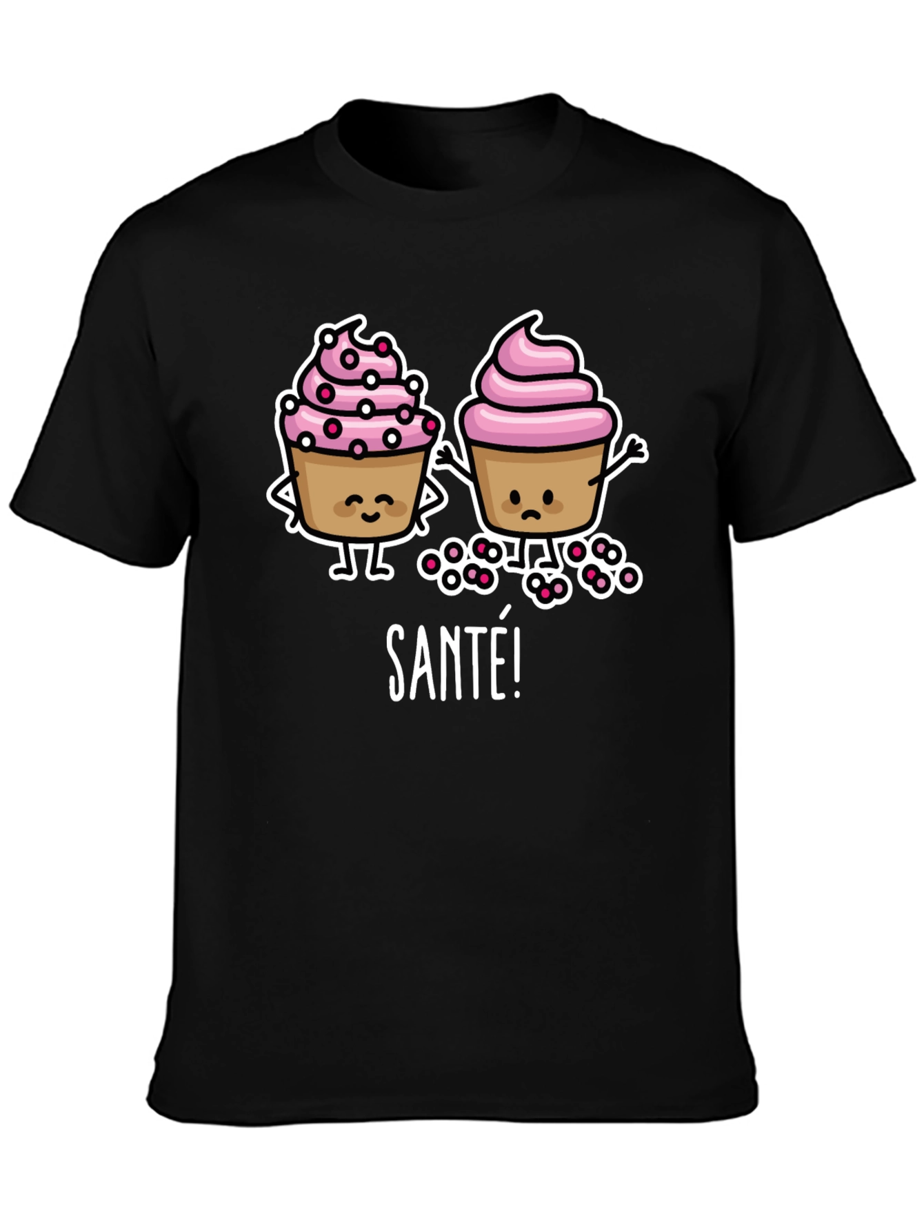 Cupcake Santé Graphic T-Shirt