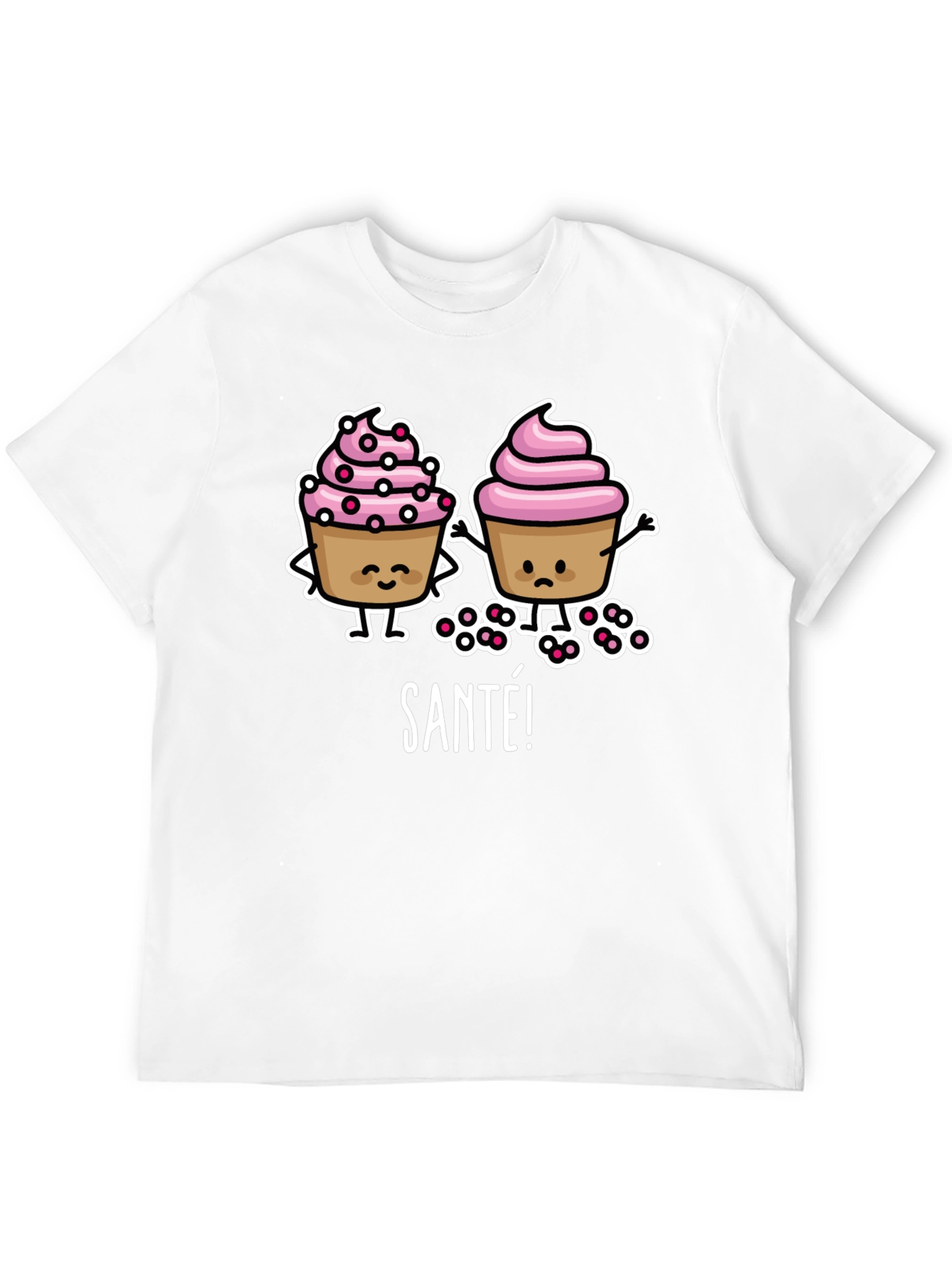 Cupcake Santé Graphic T-Shirt