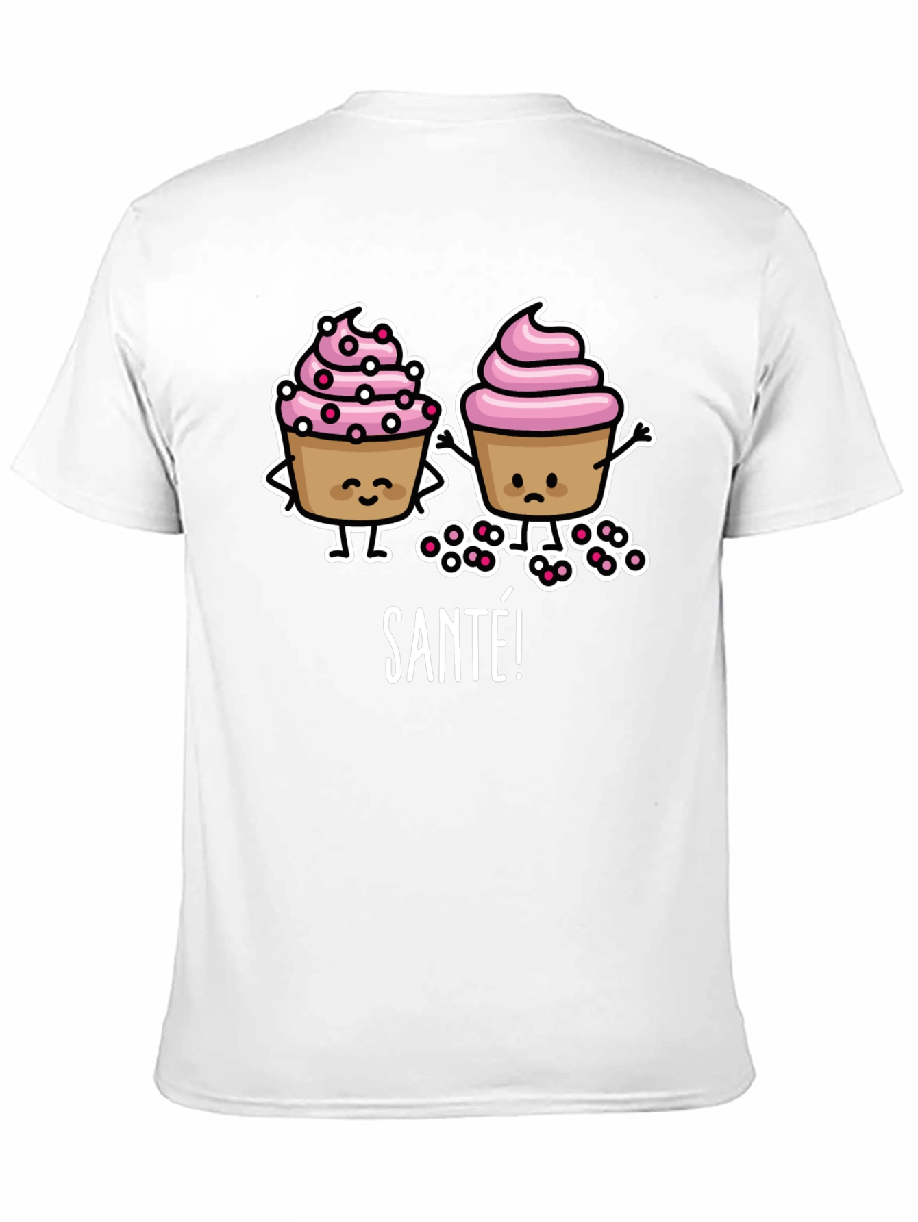 Cupcake Santé Graphic T-Shirt