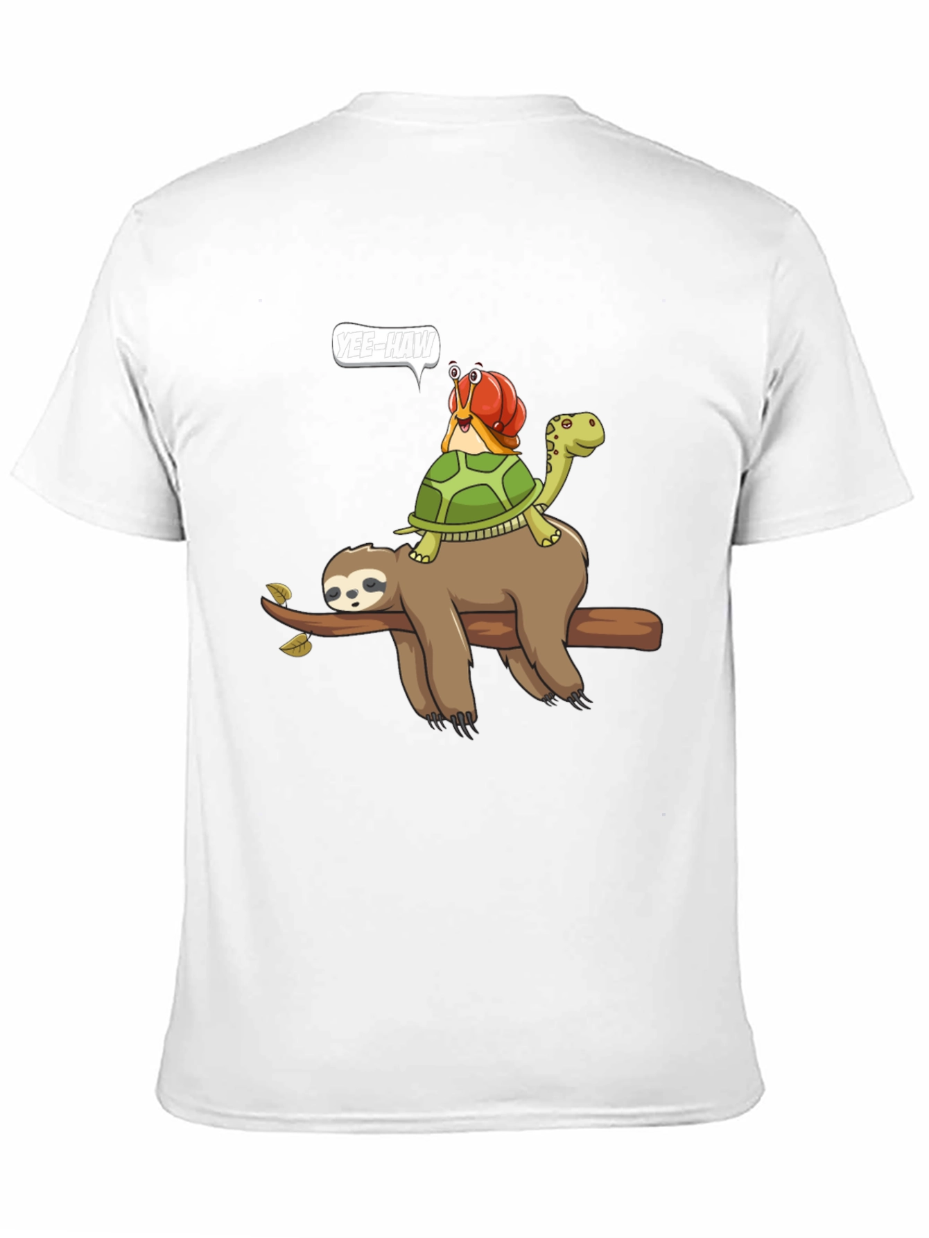 Sloth Turtle Snail Yee-Haw T-Shirt