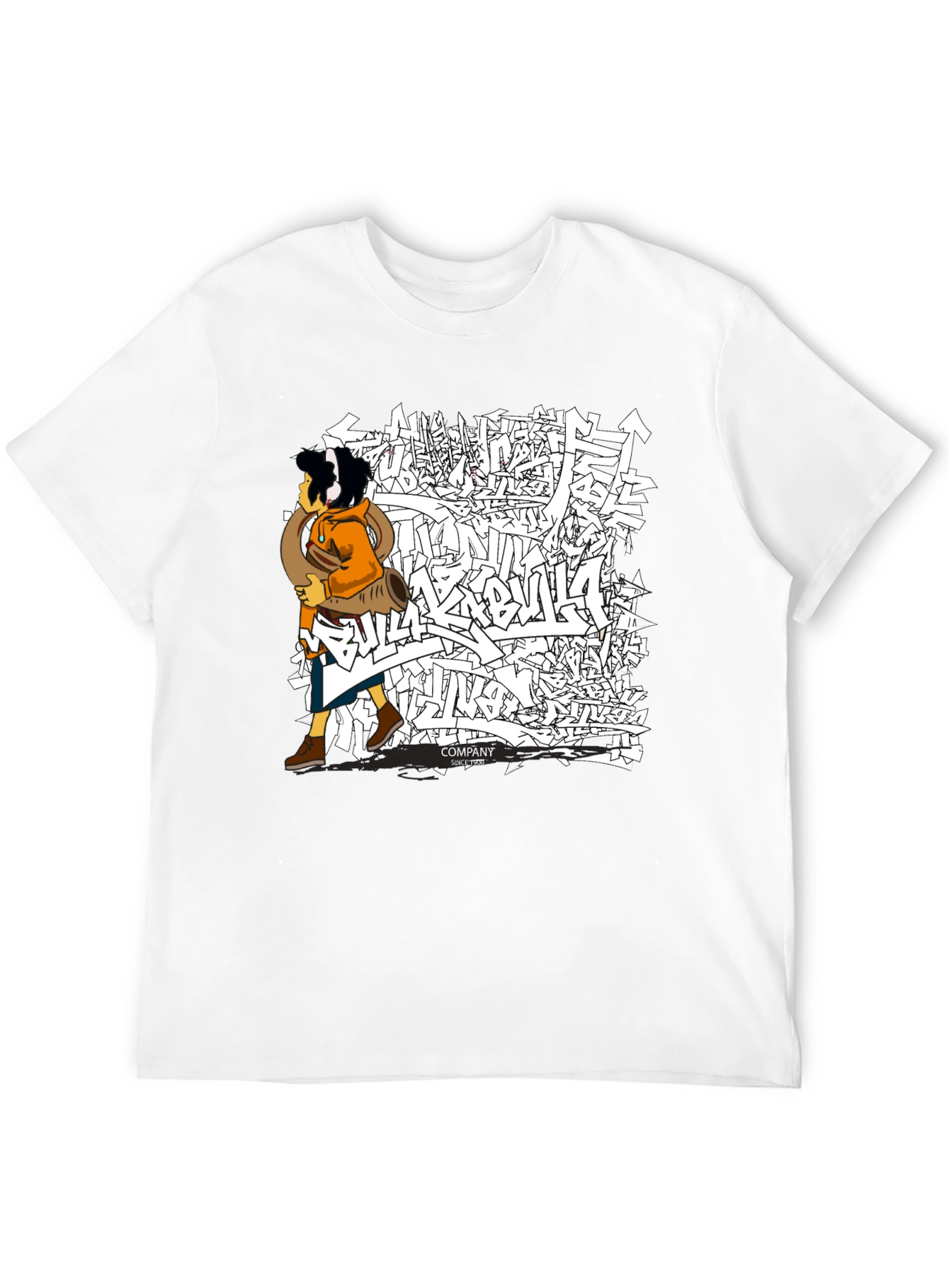 Urban Graffiti Graphic Tee - Cool Street Style