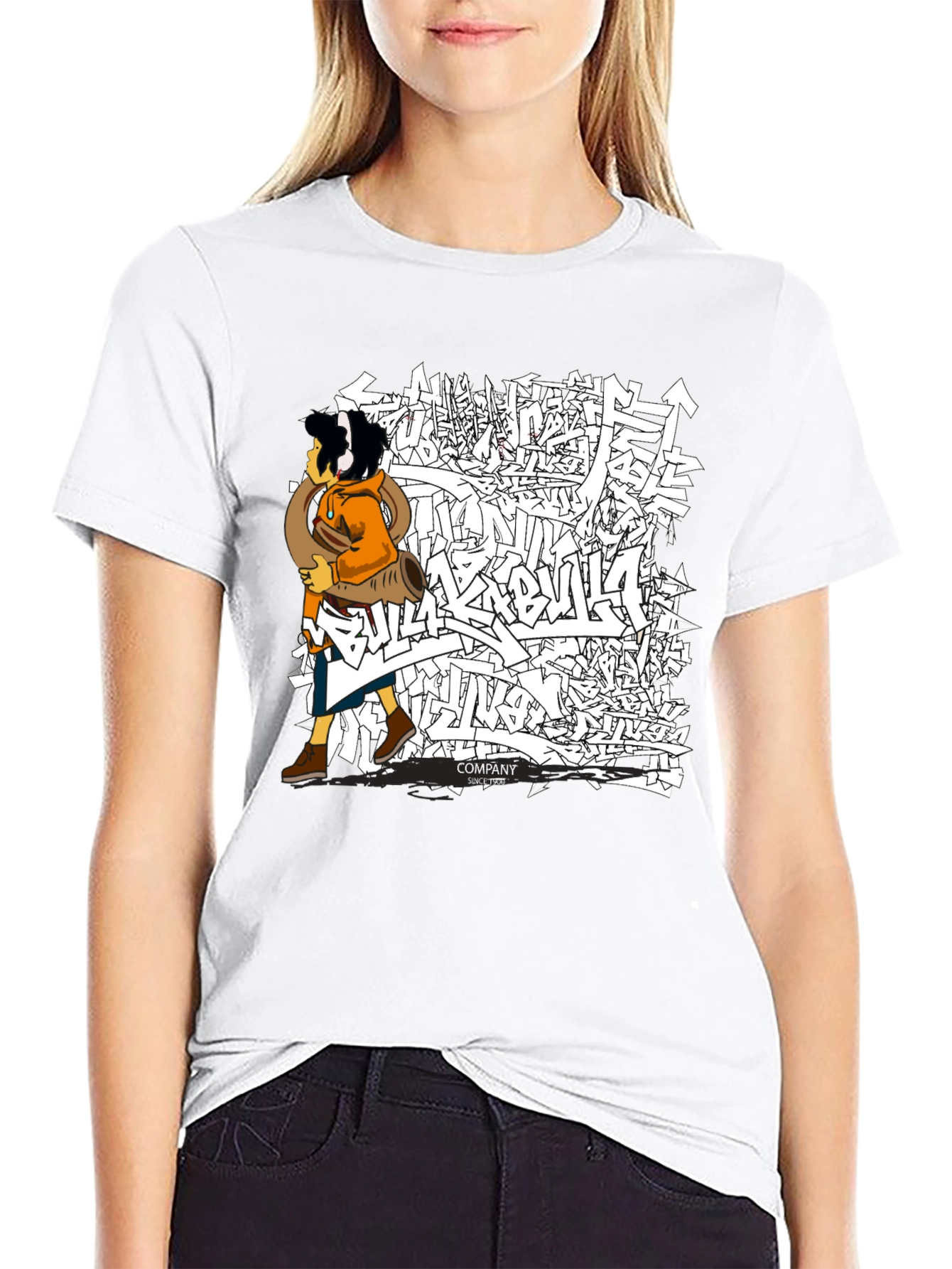 Urban Graffiti Graphic Tee - Cool Street Style
