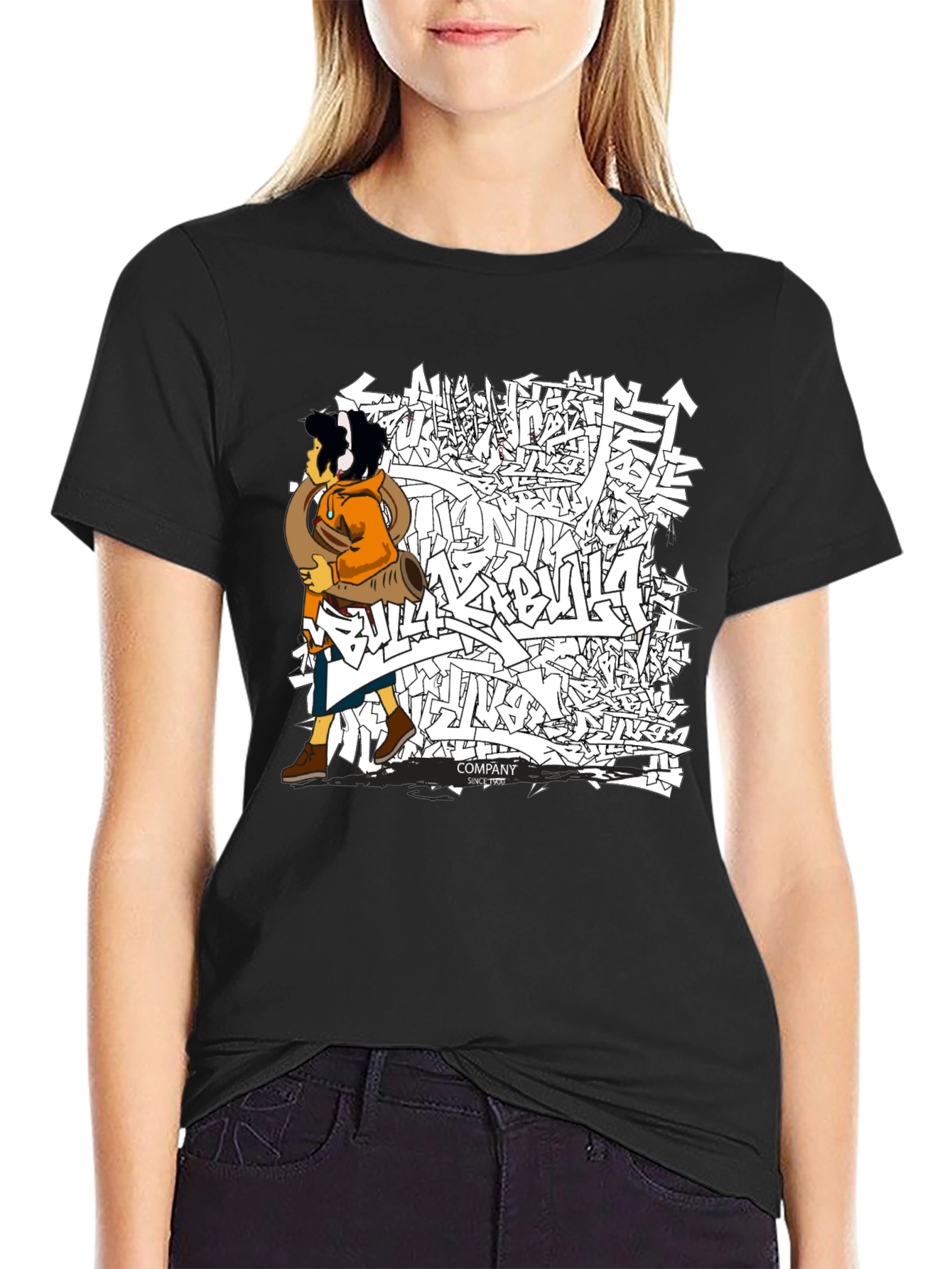 Urban Graffiti Graphic Tee - Cool Street Style