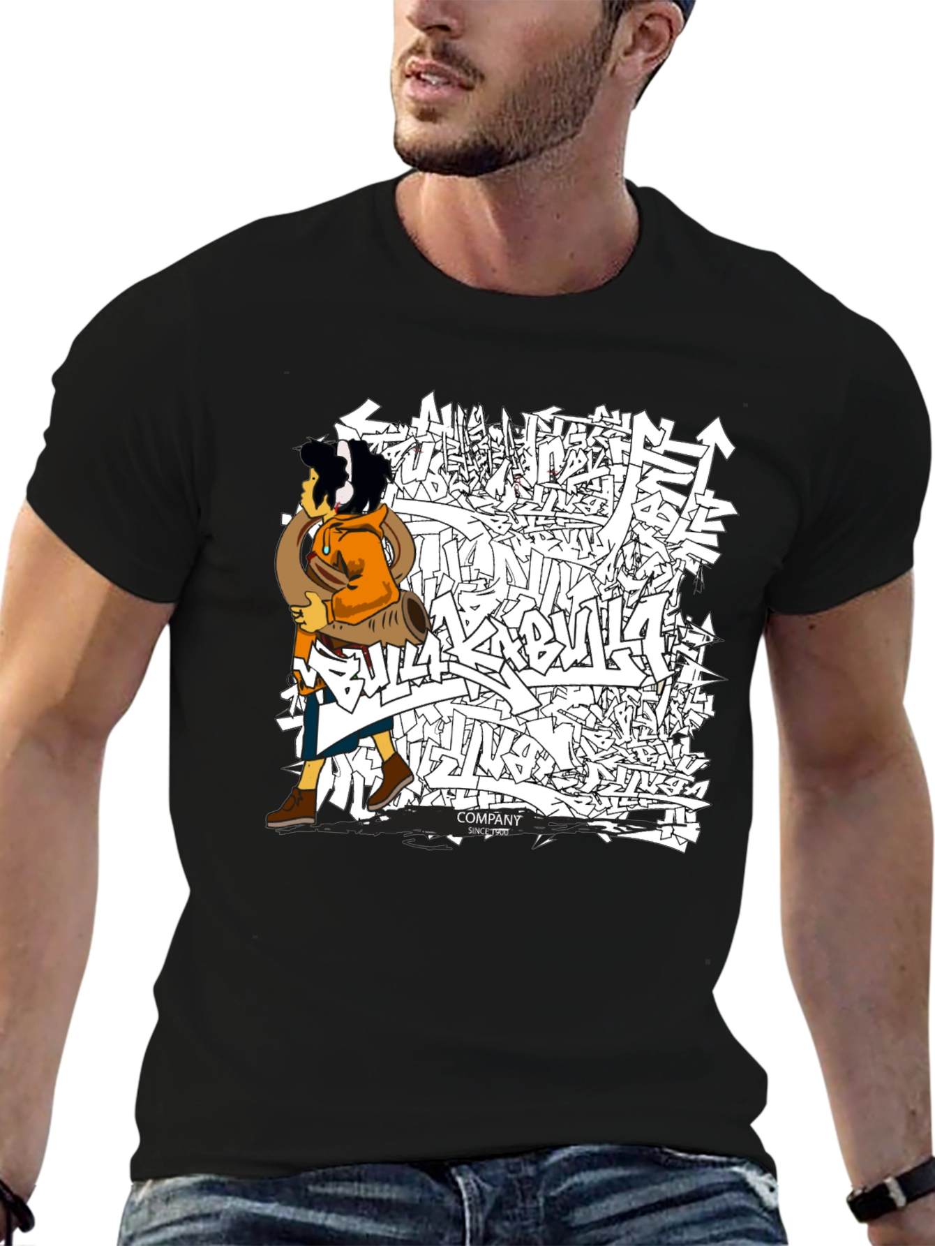 Urban Graffiti Graphic Tee - Cool Street Style