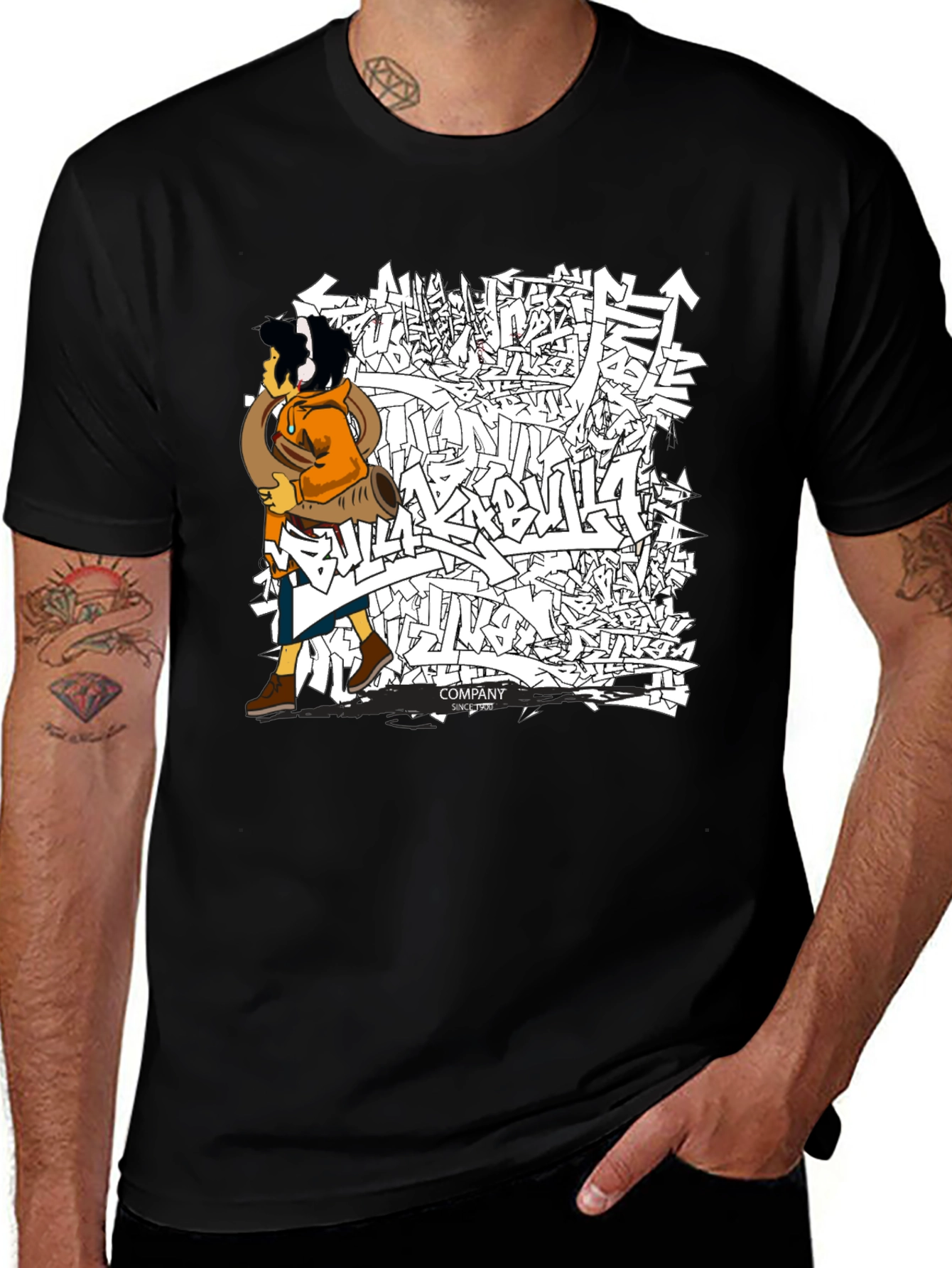 Urban Graffiti Graphic Tee - Cool Street Style