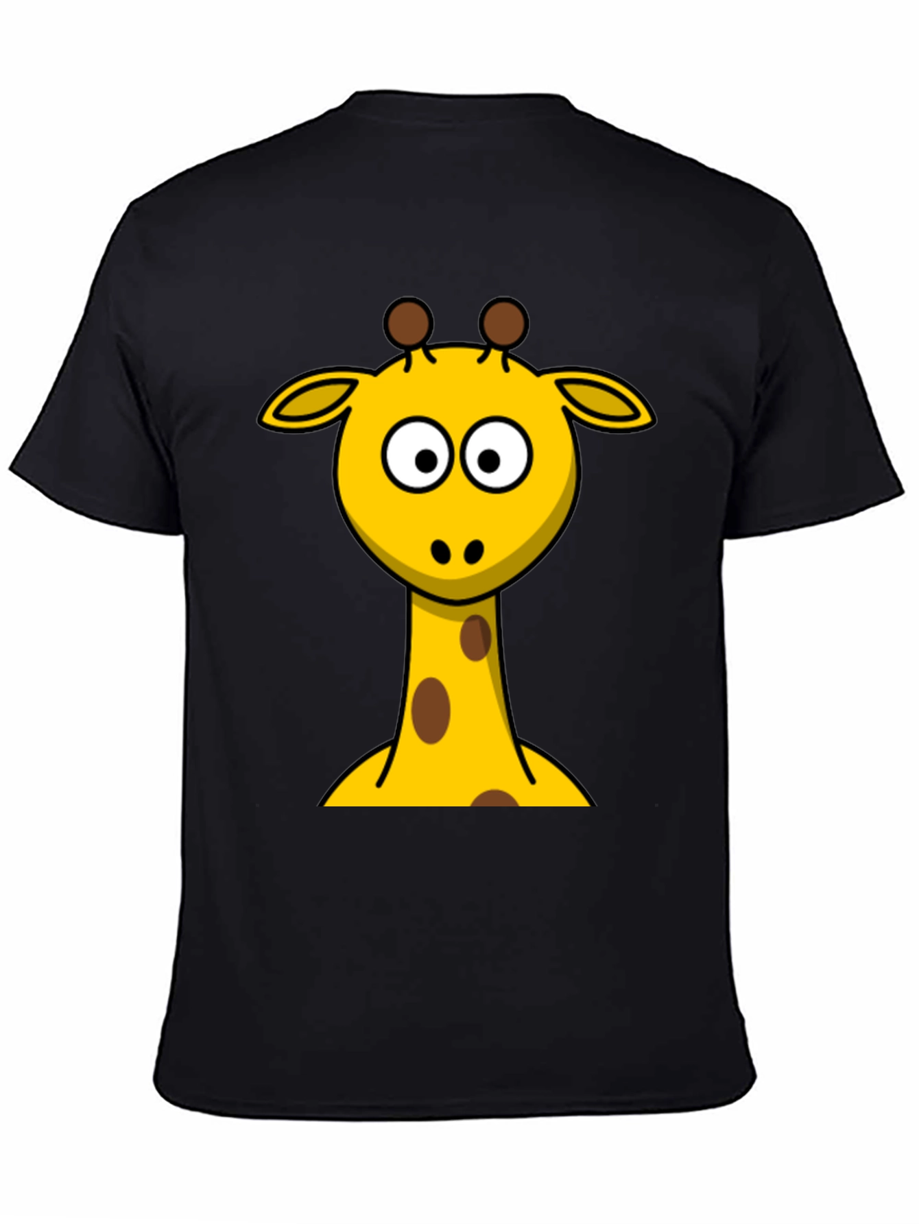 Giraffe Graphic Tee - Fun Animal Cartoon T-Shirt