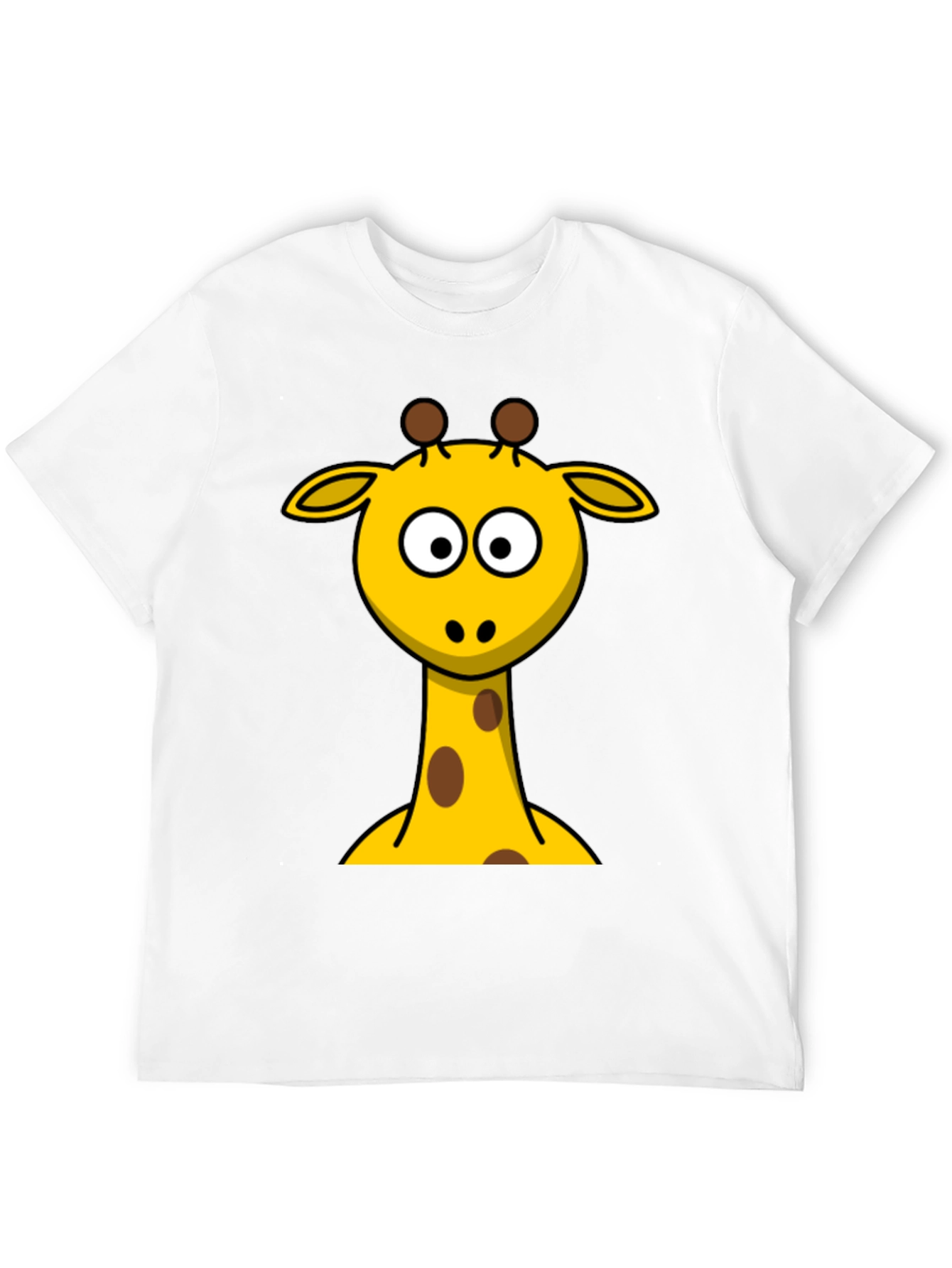 Giraffe Graphic Tee - Fun Animal Cartoon T-Shirt