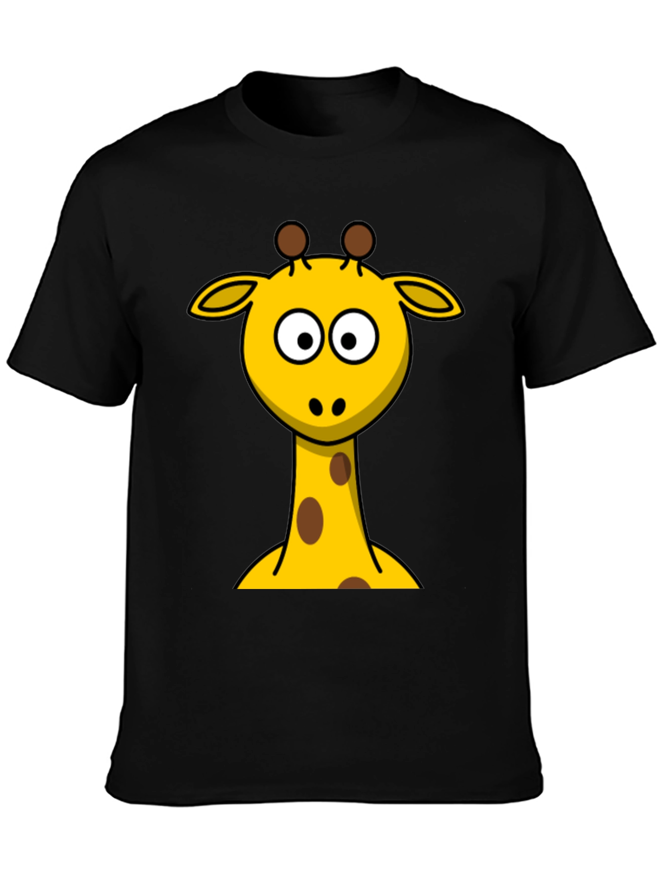 Giraffe Graphic Tee - Fun Animal Cartoon T-Shirt