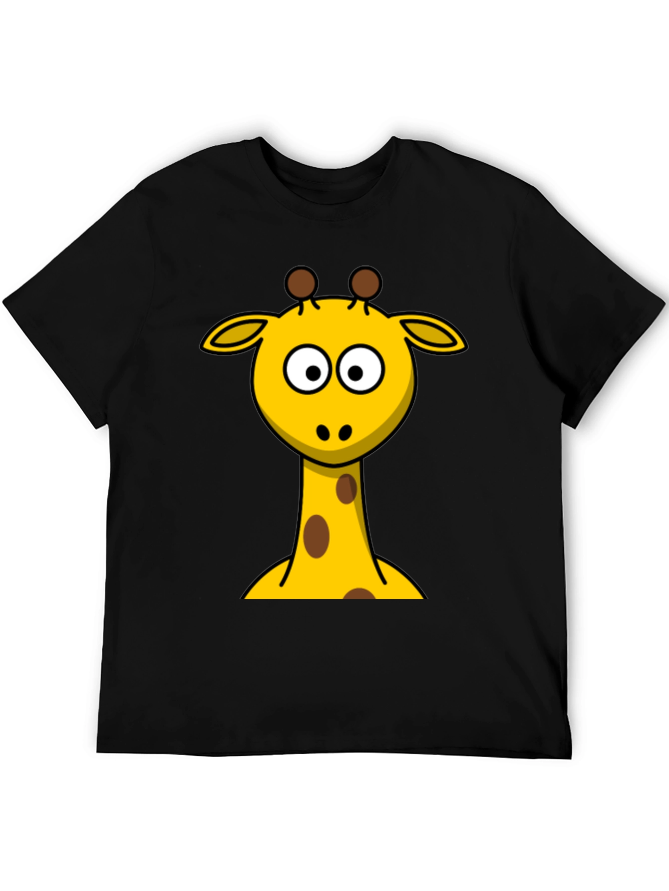 Giraffe Graphic Tee - Fun Animal Cartoon T-Shirt