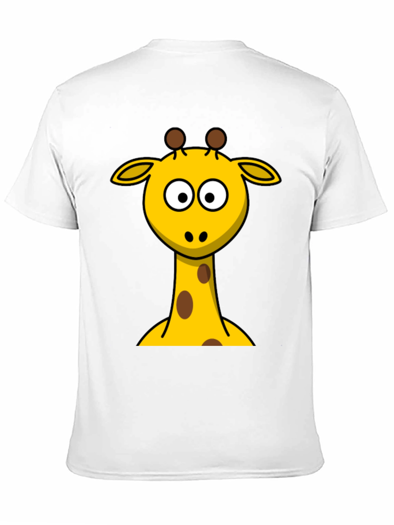Giraffe Graphic Tee - Fun Animal Cartoon T-Shirt