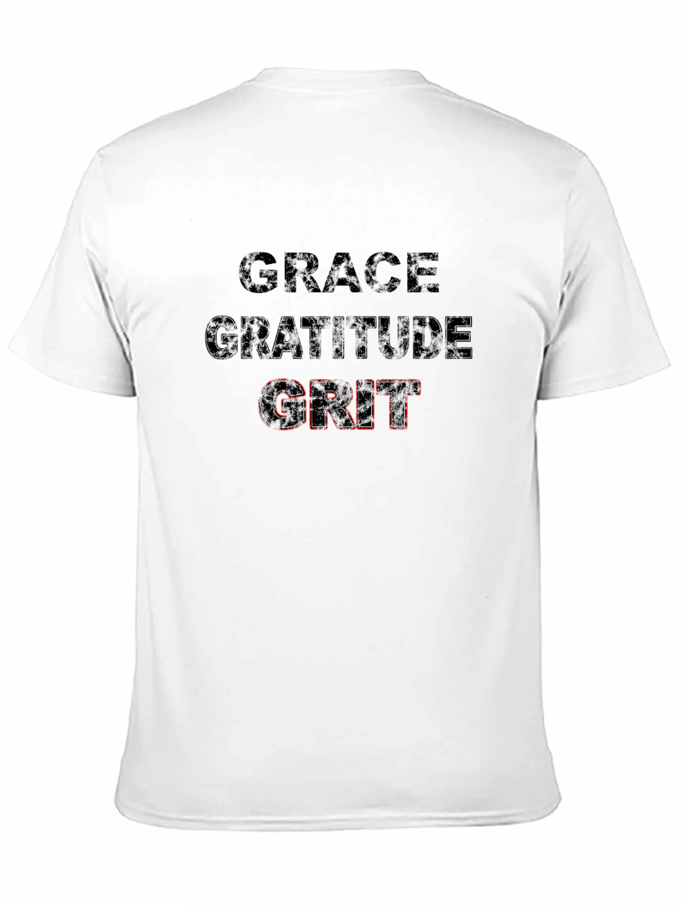 Grace Gratitude Grit Black T-Shirt