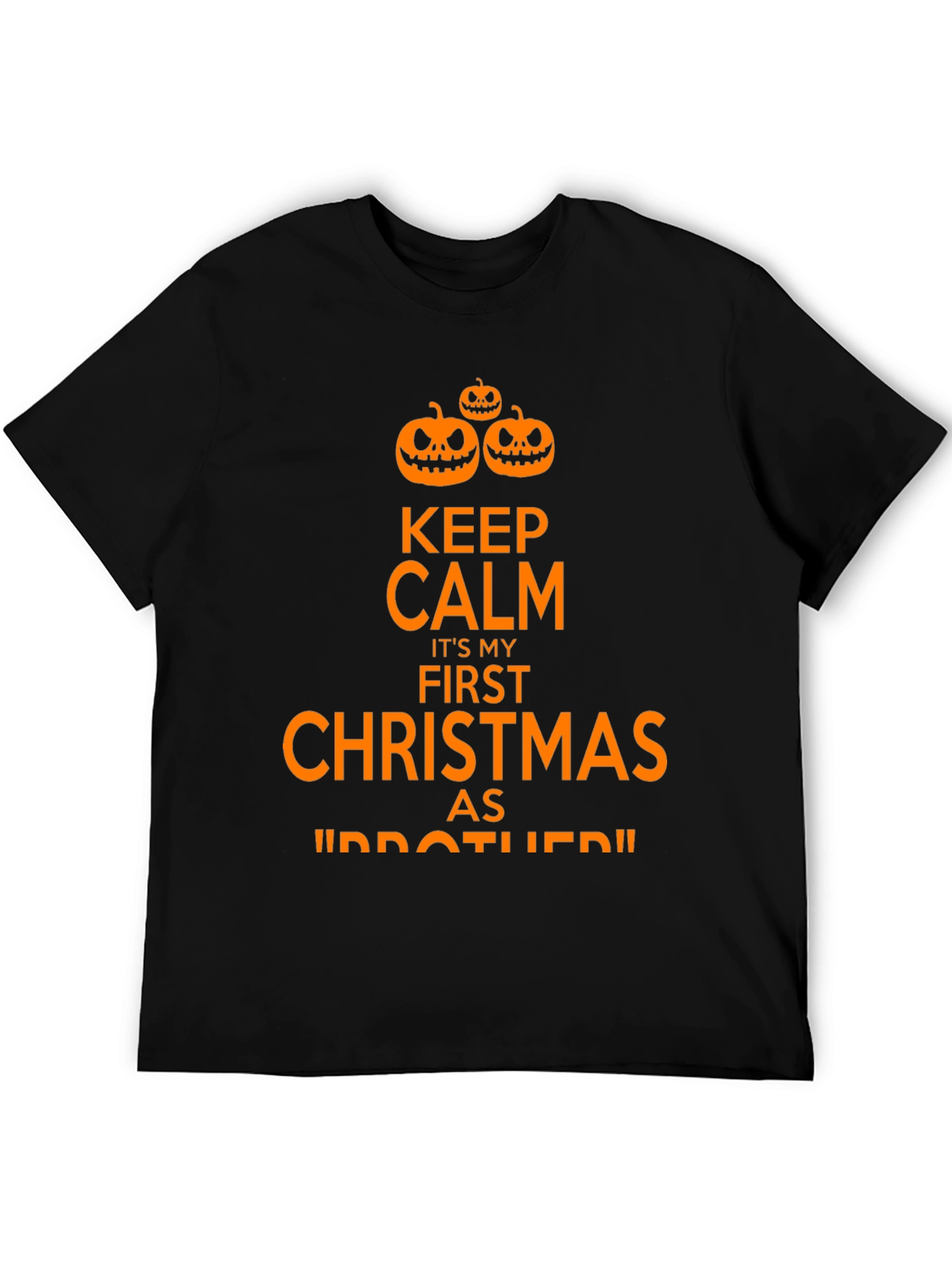 Funny First Christmas as Brother Halloween T-Shirt
