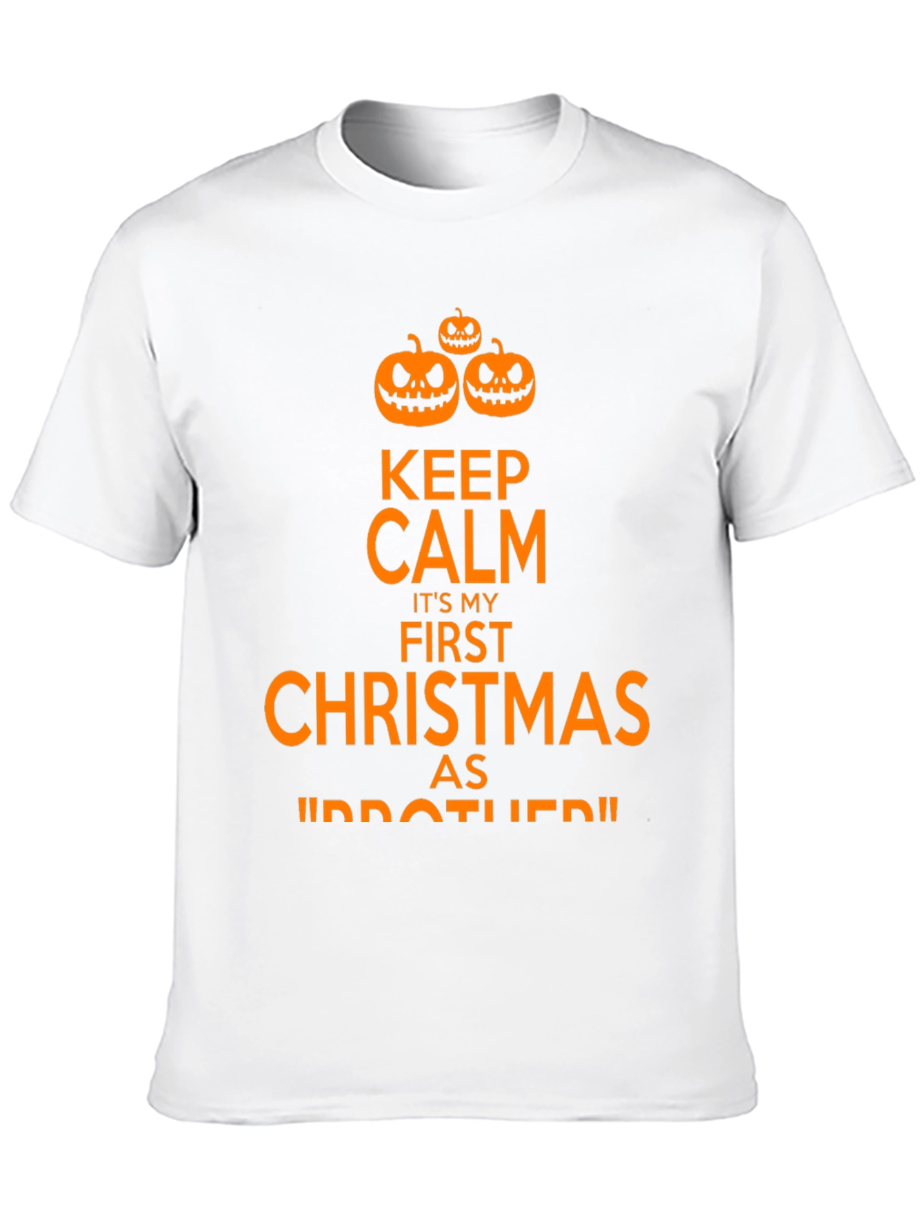 Funny First Christmas as Brother Halloween T-Shirt