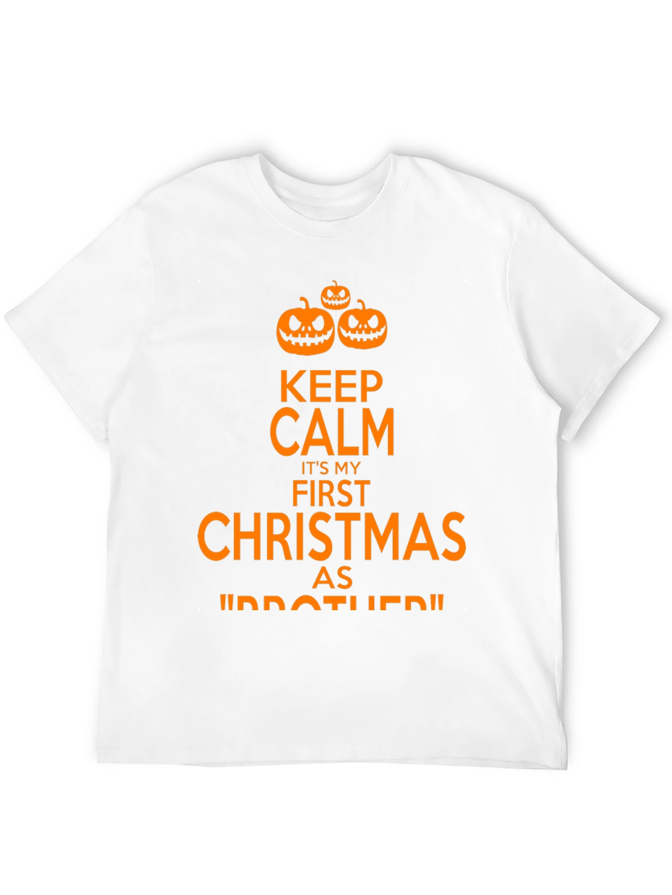 Funny First Christmas as Brother Halloween T-Shirt