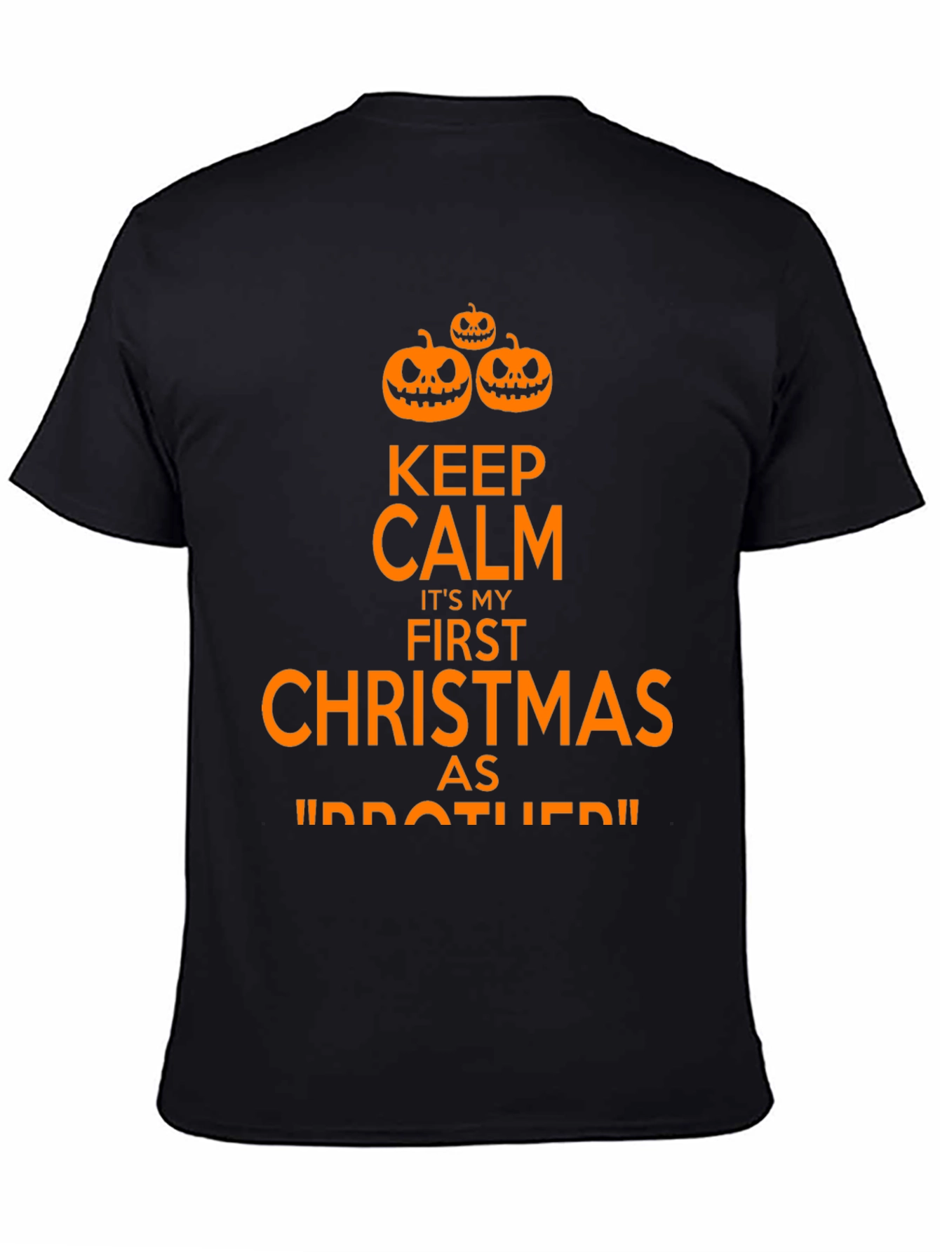 Funny First Christmas as Brother Halloween T-Shirt