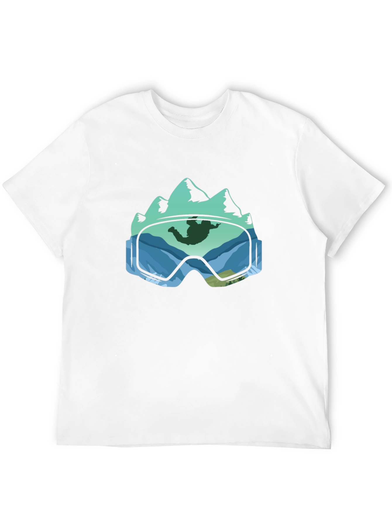 Mountain Goggles Skydiver T-Shirt - Adventure Ready