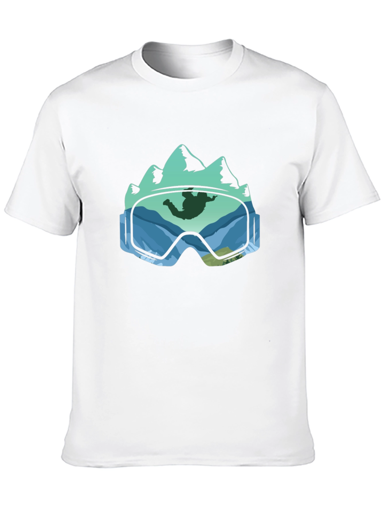 Mountain Goggles Skydiver T-Shirt - Adventure Ready