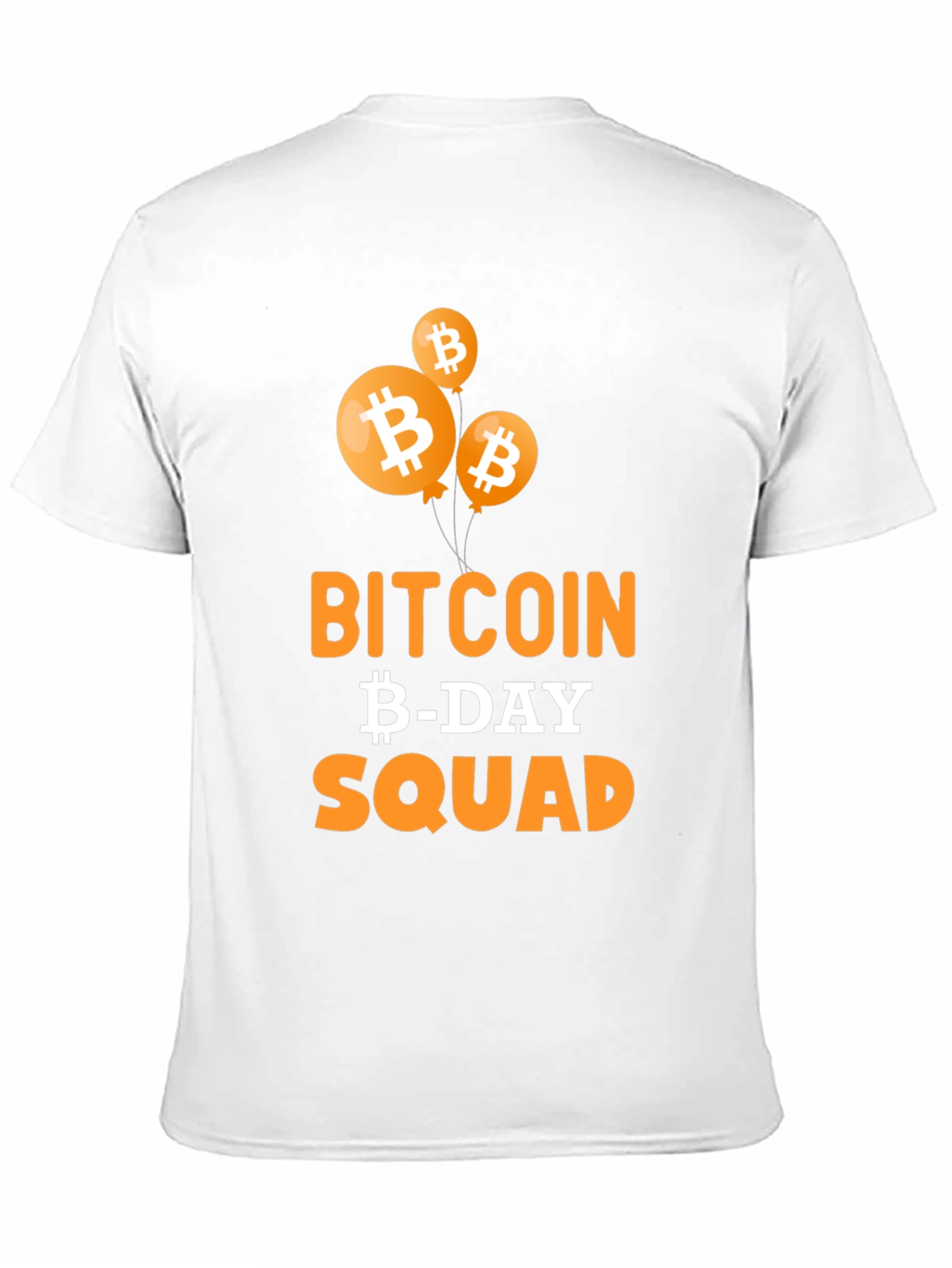 Bitcoin B-Day Squad Black T-Shirt