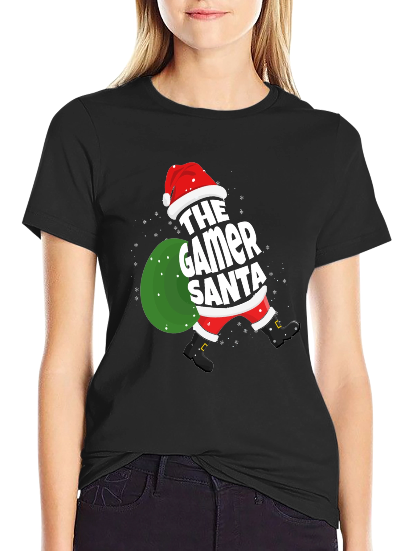 The Gamer Santa Christmas T-Shirt