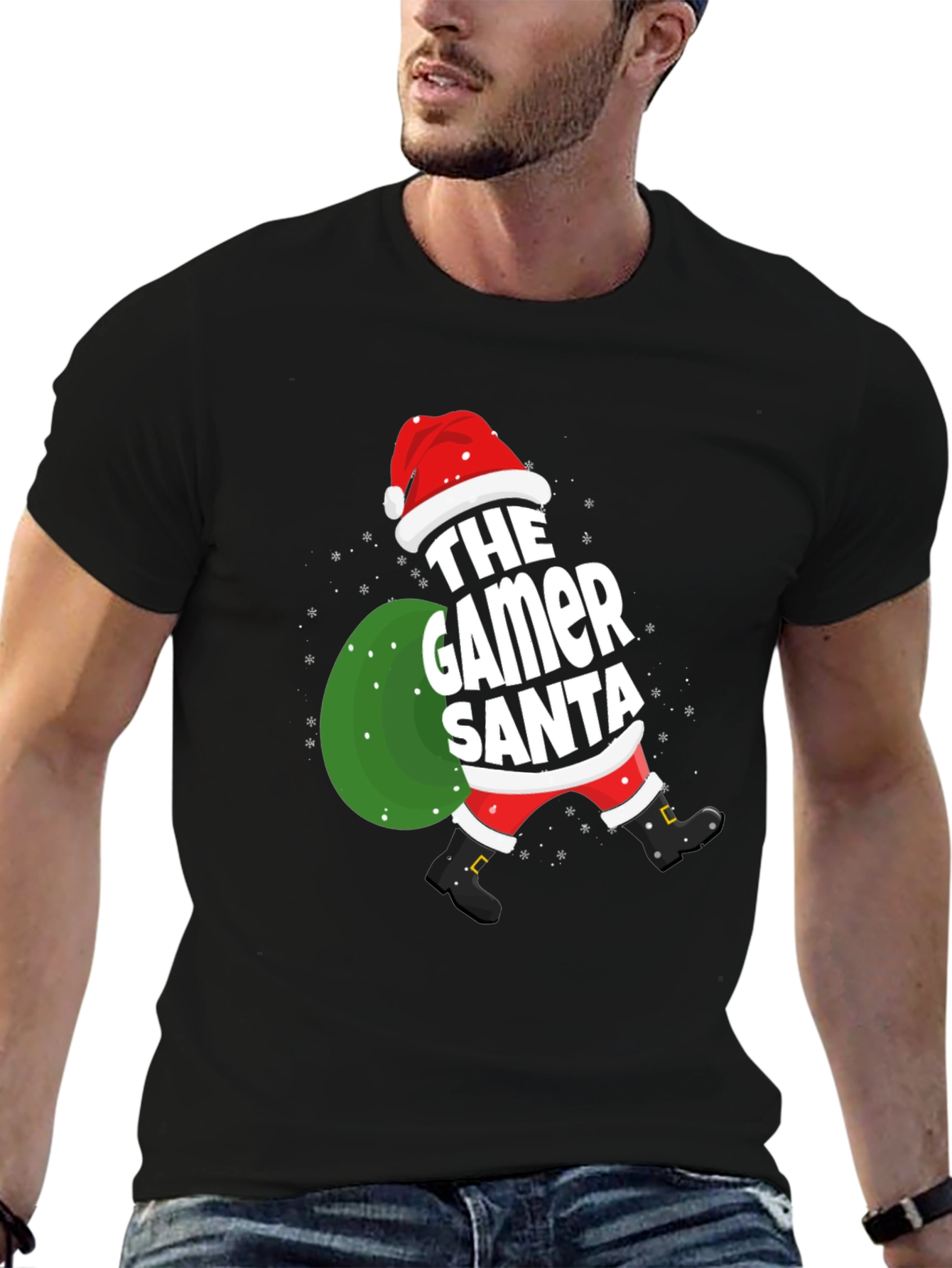 The Gamer Santa Christmas T-Shirt