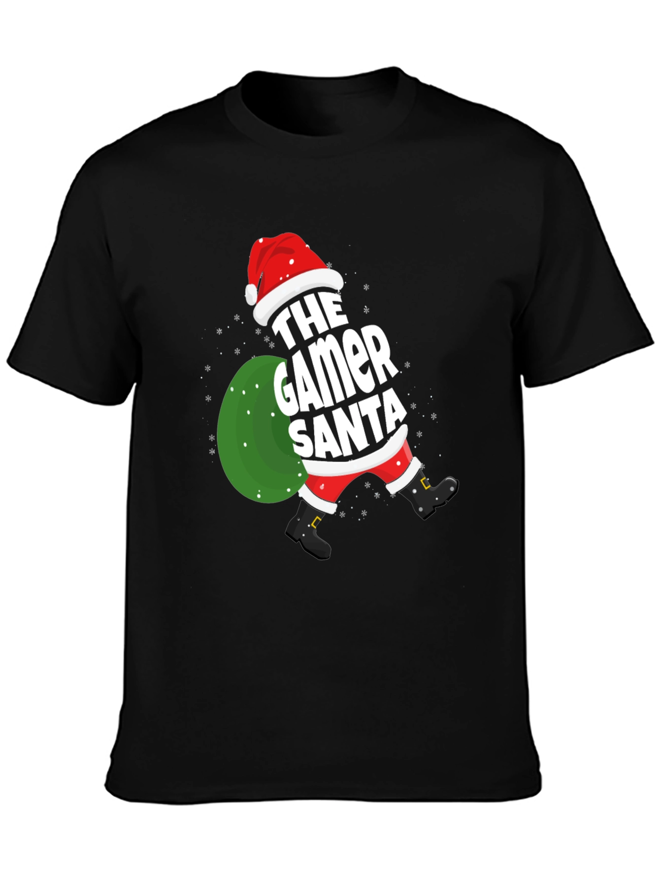 The Gamer Santa Christmas T-Shirt