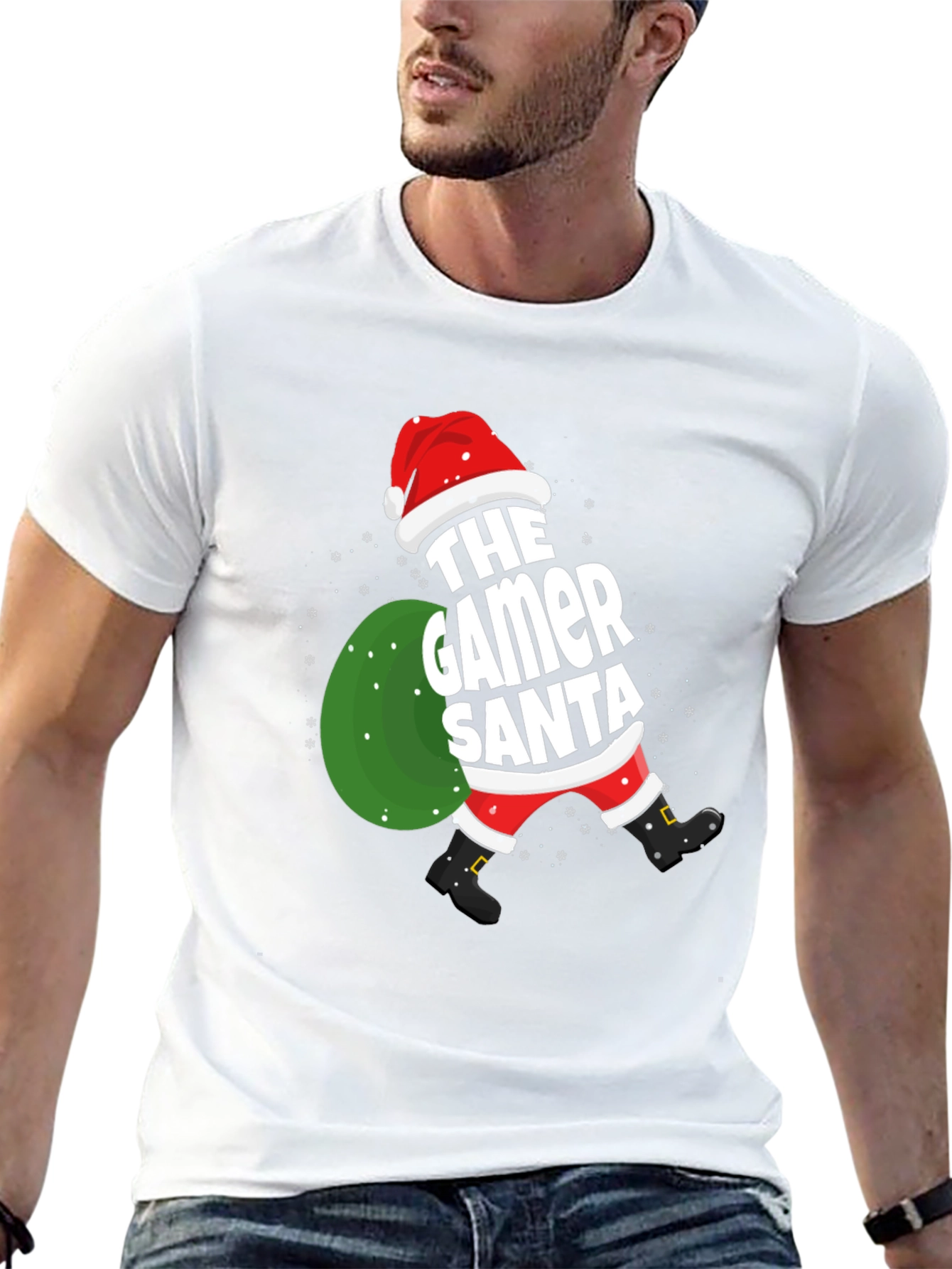 The Gamer Santa Christmas T-Shirt