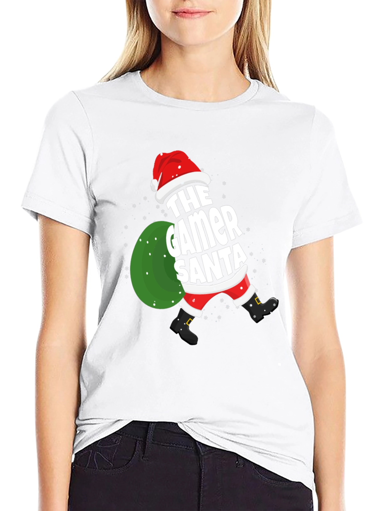 The Gamer Santa Christmas T-Shirt