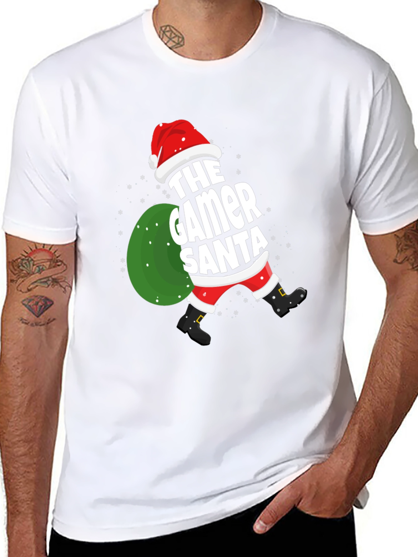 The Gamer Santa Christmas T-Shirt