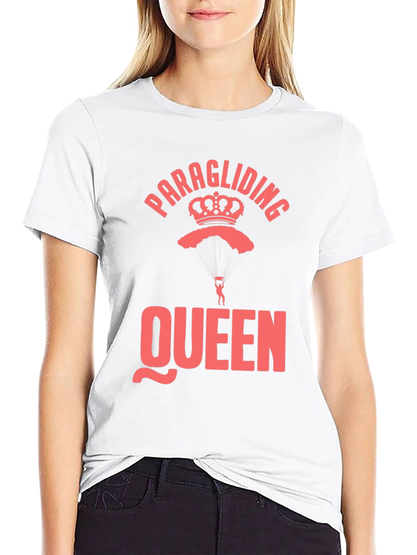 Paragliding Queen Graphic T-Shirt